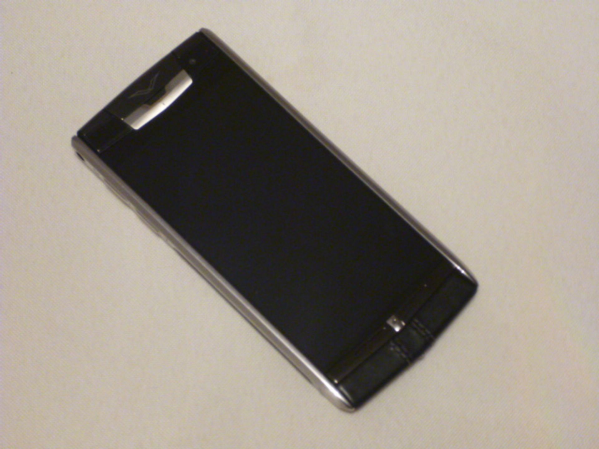 Vertu Signature Touch Jet Calf, Courtesy Phone, S/N E-013126. Tested Working, but without Warranty
