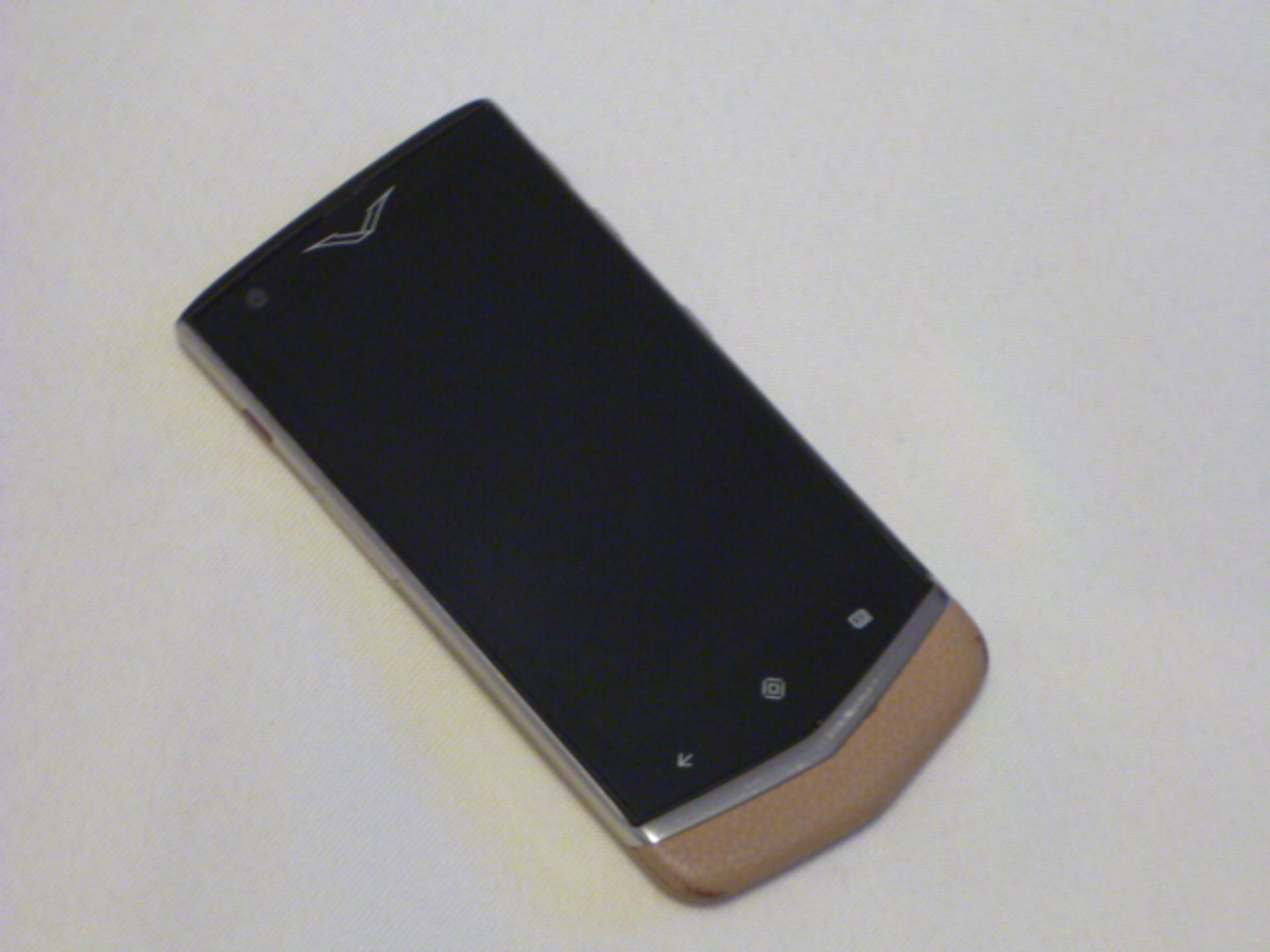 Vertu Constellation Cappuccino Touch Phone, Courtesy Phone. S/N V-061162. Comes with Sales Pack,