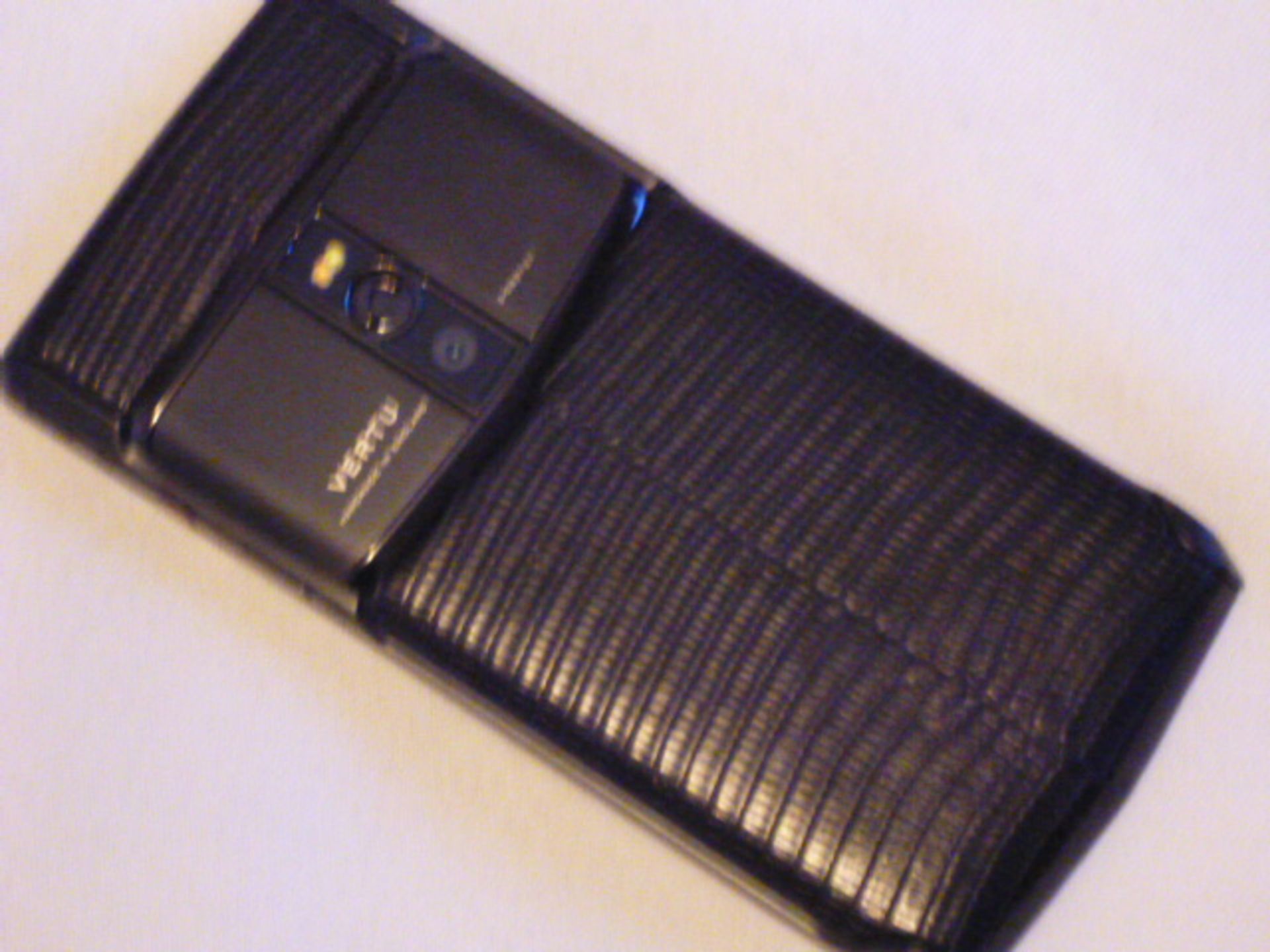 Vertu Signature Touch Jet Lizard Phone. S/N 3-023121. Comes with Sales Pack & Charging