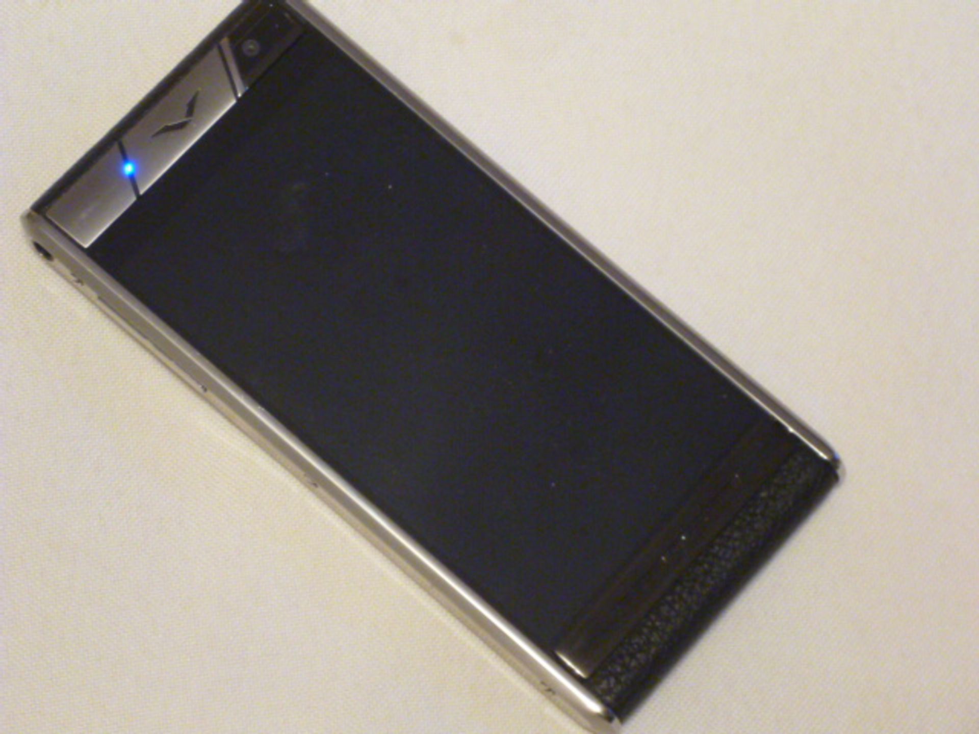 Vertu Aster Touch Phone, Black Leather. Demonstrator, S/N I-010069. Tested Working, but without