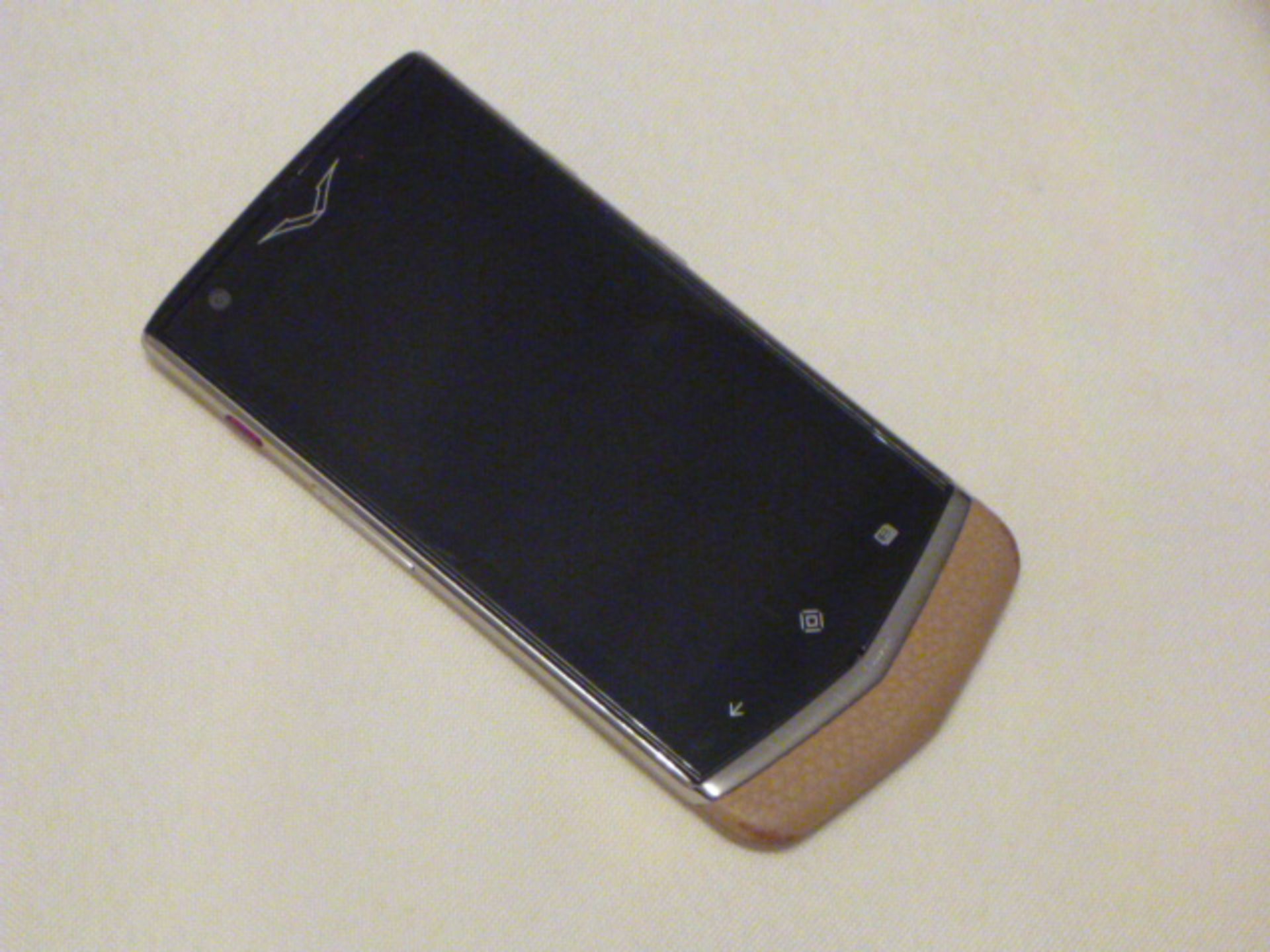 Vertu Constellation Cappuccino Touch Phone, Courtesy Phone. S/N V-061179. Comes with Sales Pack,