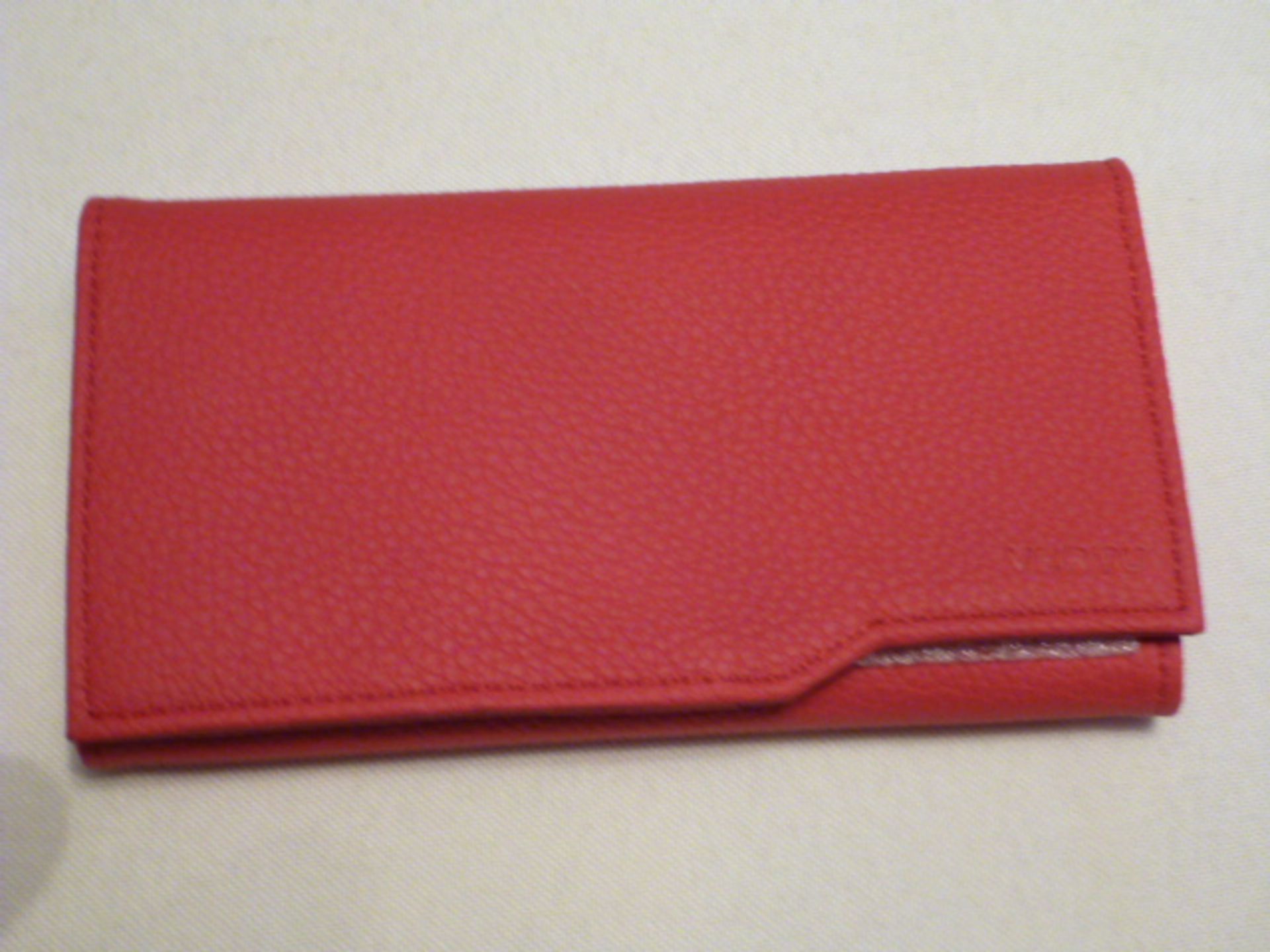 Vertu Aster Blush Leather Purse Style Pouch. RRP £520. New/Boxed