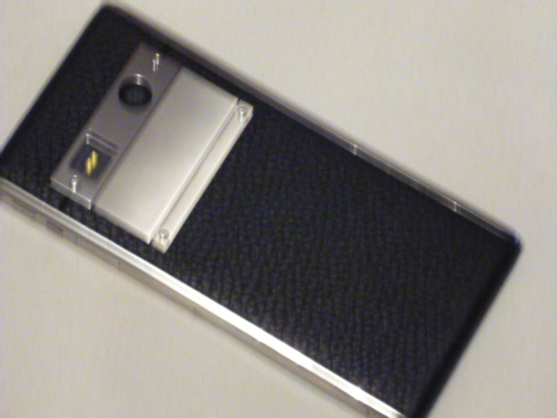 Vertu Aster Touch Phone, Black Leather. S/N 1-023110. Comes with Sales Pack & Charging - Image 2 of 2