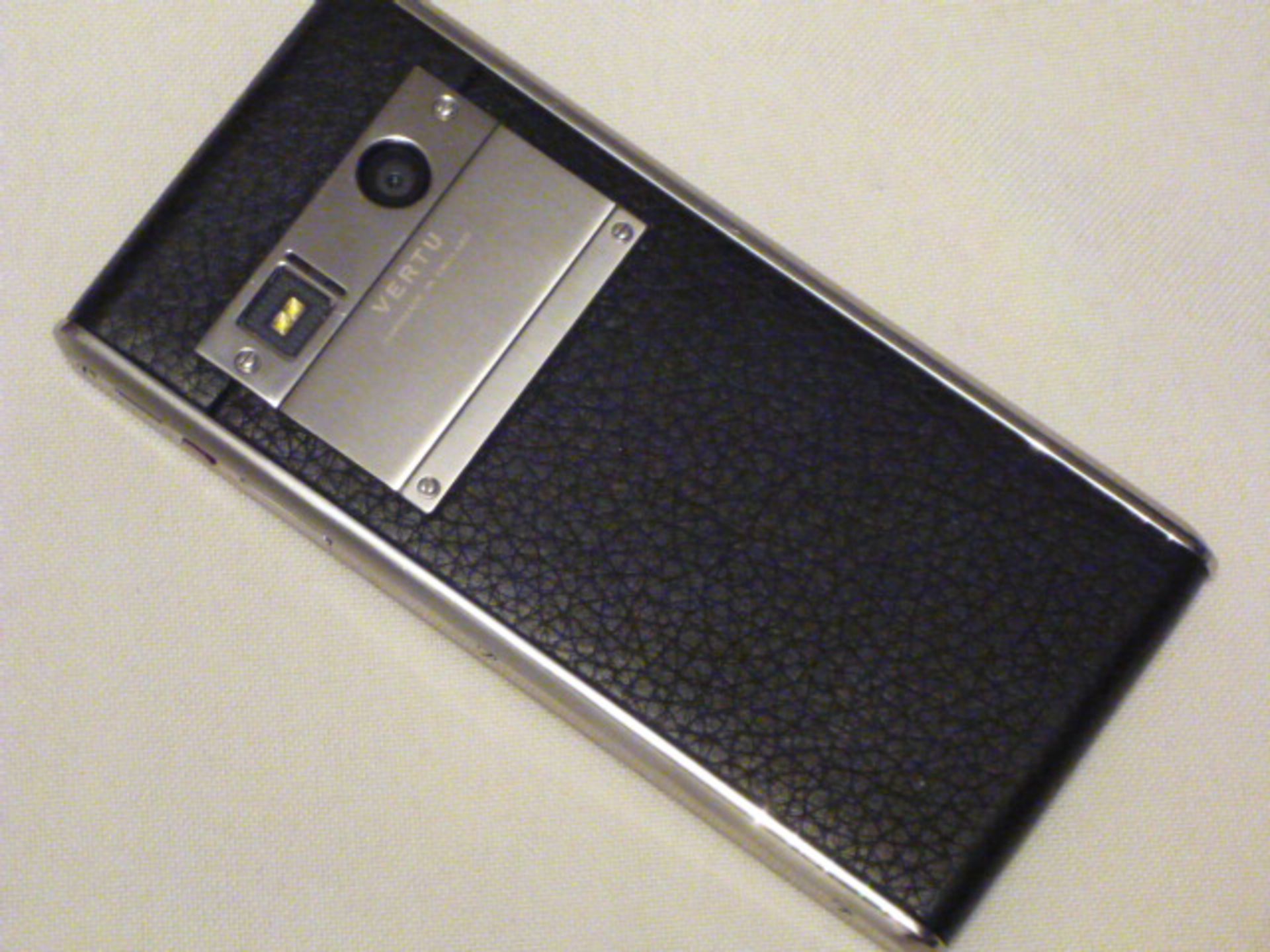 Vertu Aster Touch Phone, Black Leather, Demonstrator. S/N 1-001093. Comes with Sales Pack & Charging - Image 2 of 2