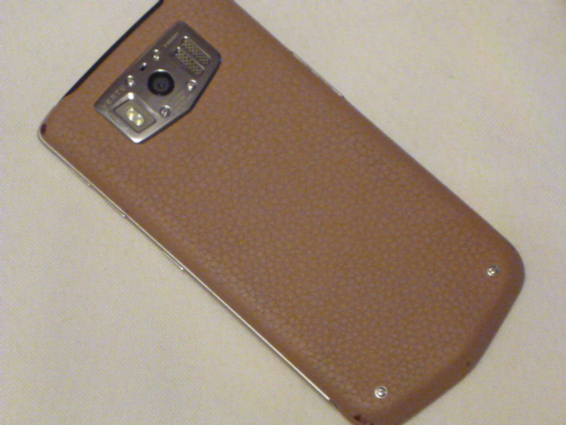 Vertu Constellation Cappuccino Touch Phone, Courtesy Phone. S/N V-060521. Comes with Sales Pack, - Image 2 of 3