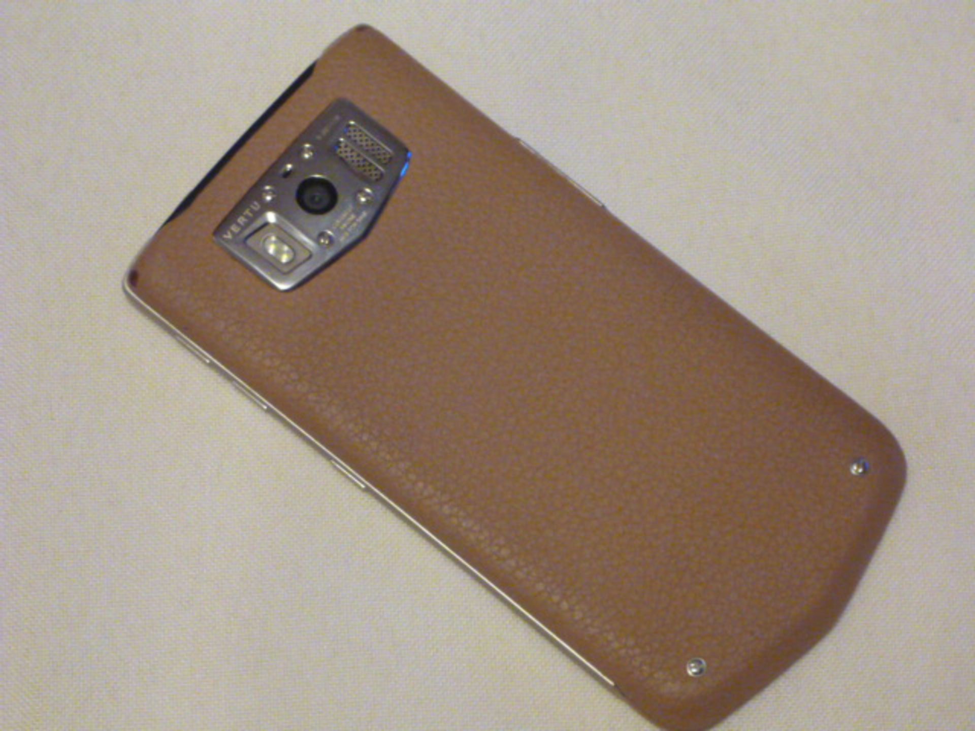 Vertu Constellation Cappuccino Touch Phone, Courtesy Phone. S/N V-061179. Comes with Sales Pack, - Image 2 of 3