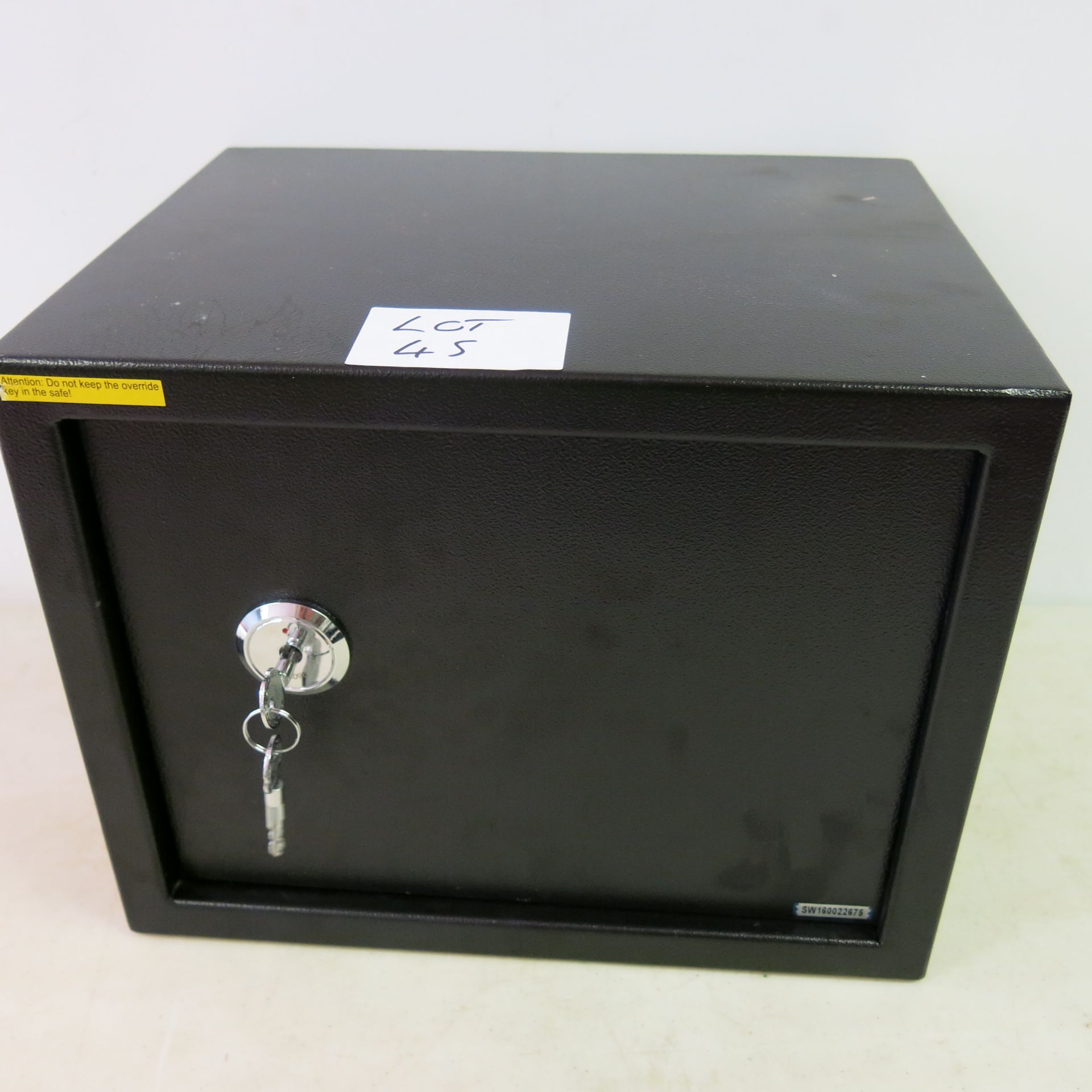 Metal Security Box 2 x keys. Size (W38cm x H30cm x D30cm)