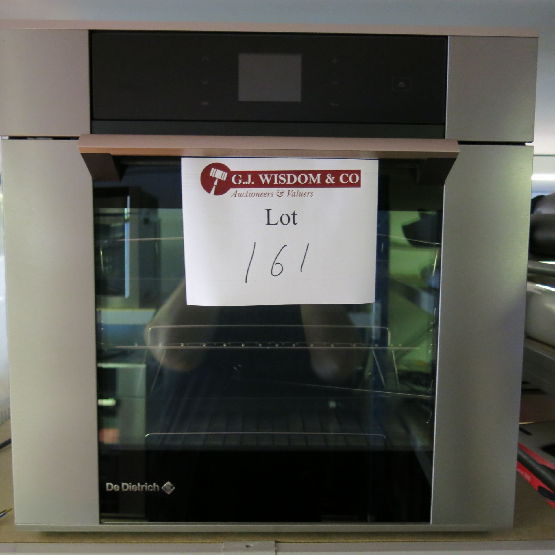 De Dietrich Integrated Stainless Steel Electric Single Oven, Model DOP895X. Ex Display with