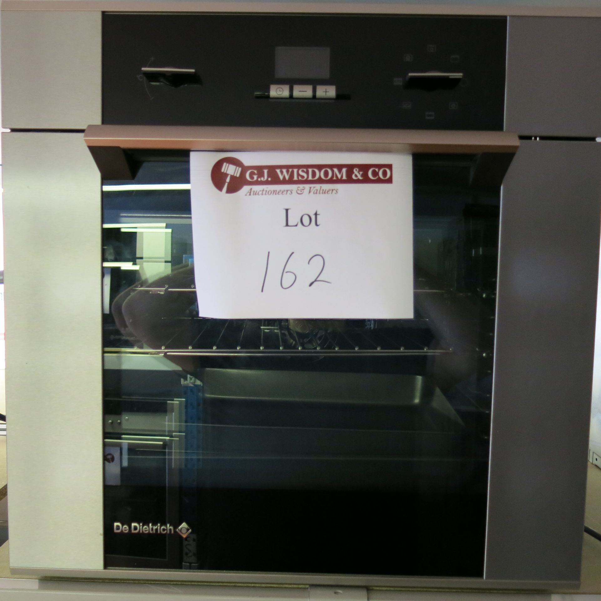 De Dietrich Integrated Stainless Steel Electric Single Oven, Model DOE705X. Ex Display with