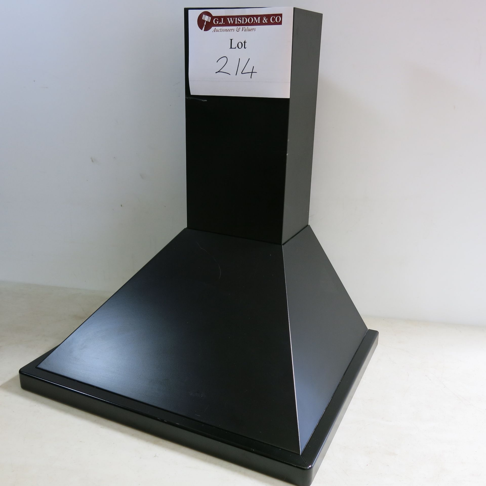 Baumatic 60cm Black Extractor Cooker Hood, Model FCC/2002. Damage to Filters, Ex Display/As Viewed.