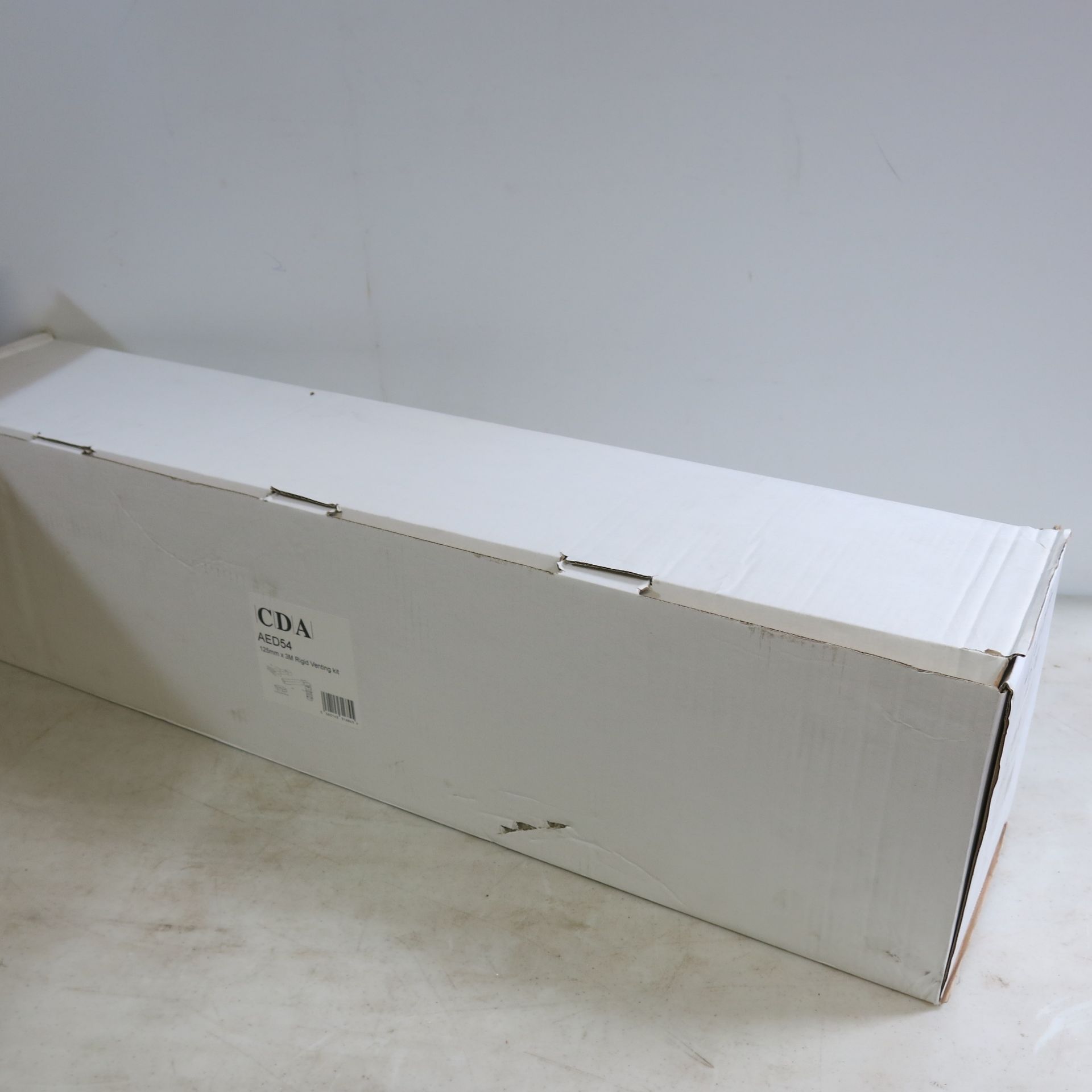 CDA 125mm x 3m Rigid Venting Kit, Model AED54. Boxed As New.