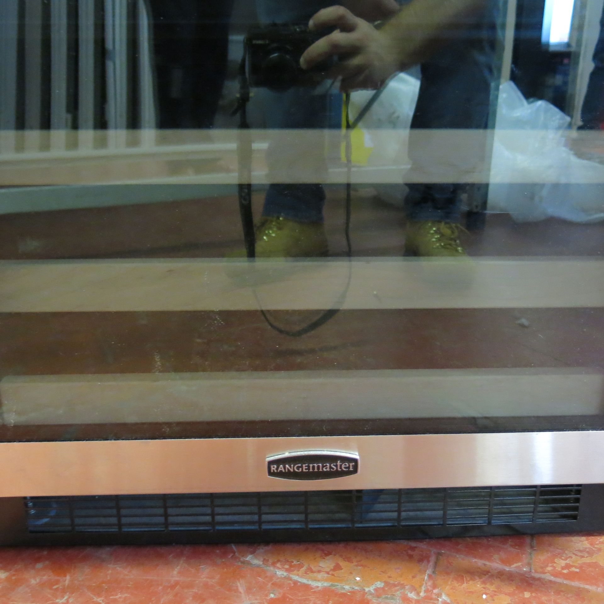 Rangemaster Single Glass Door Dual Zone Wine Cooler, Model RDZ60LSS/C. Size 60cm. Ex Display, - Image 2 of 5