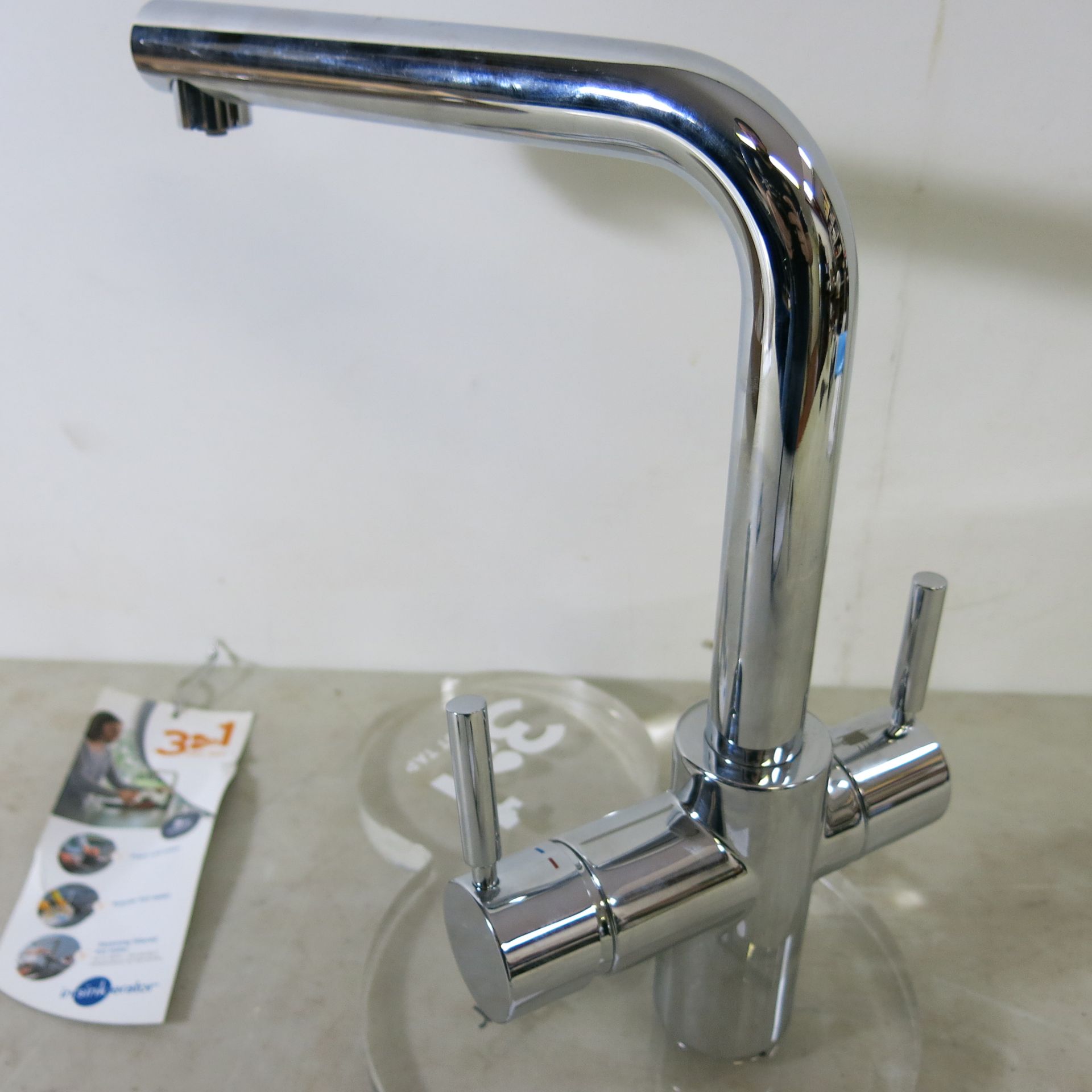 Insinkerator Double Lever 3 In 1 Hot Tap. Ex Display/As Viewed. - Image 4 of 4