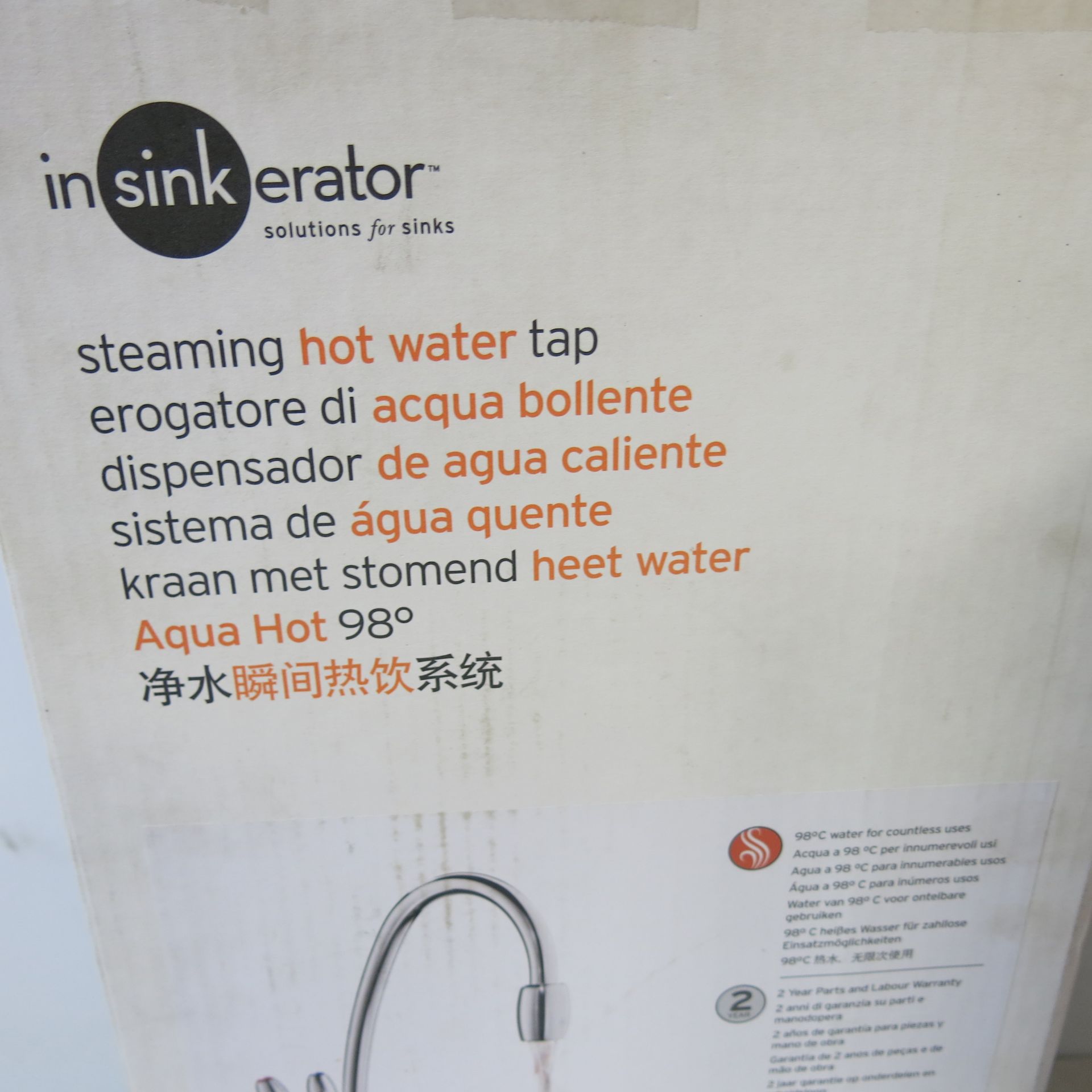 Insinkerator Steaming Hot Water Tap In Chrome, Tank & Filter, Model SWT-FLTR-1 & F-HC1100C. Ex - Image 2 of 5