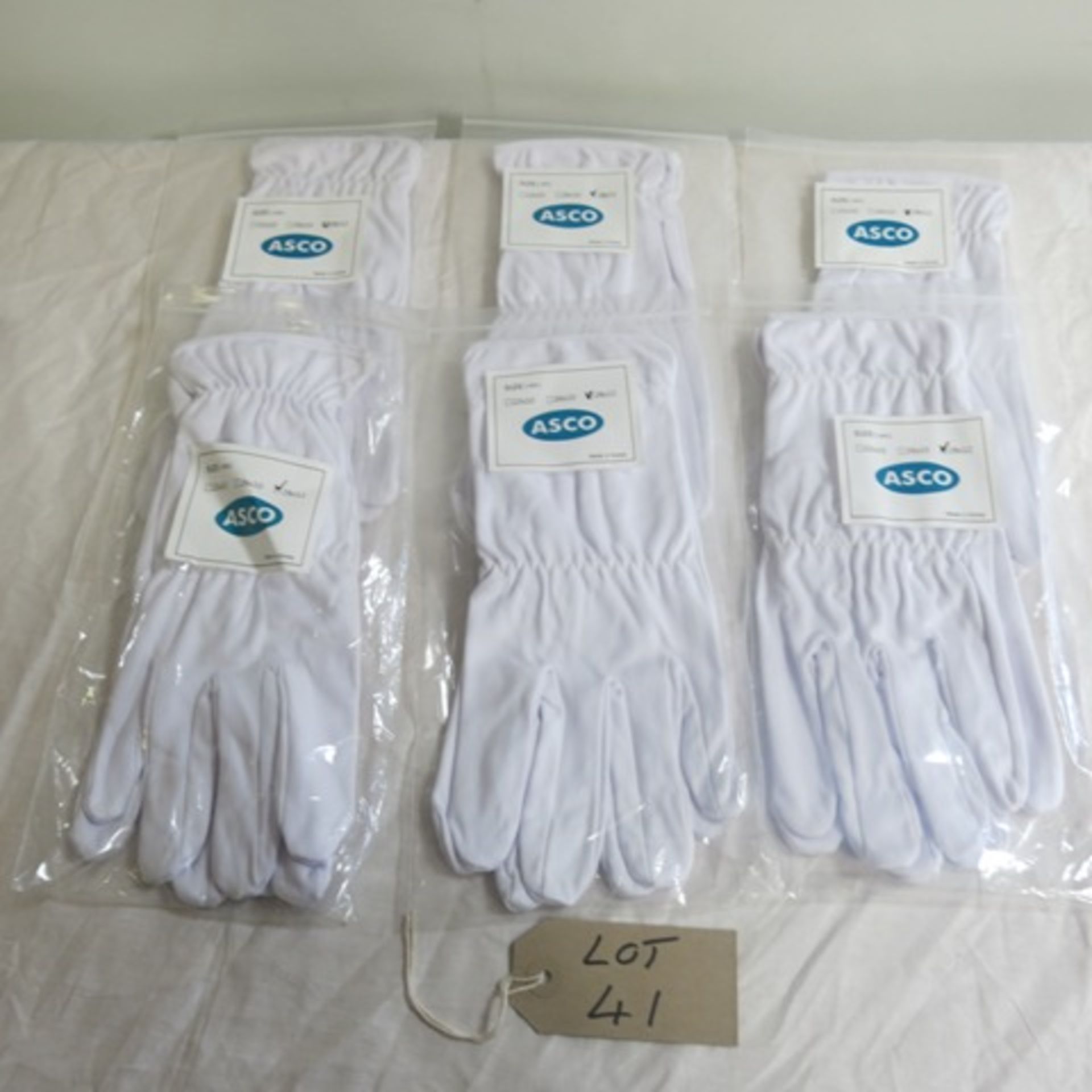 6 x New/Packaged Pairs or Asco Handling Gloves. Size 28 x 12cm.