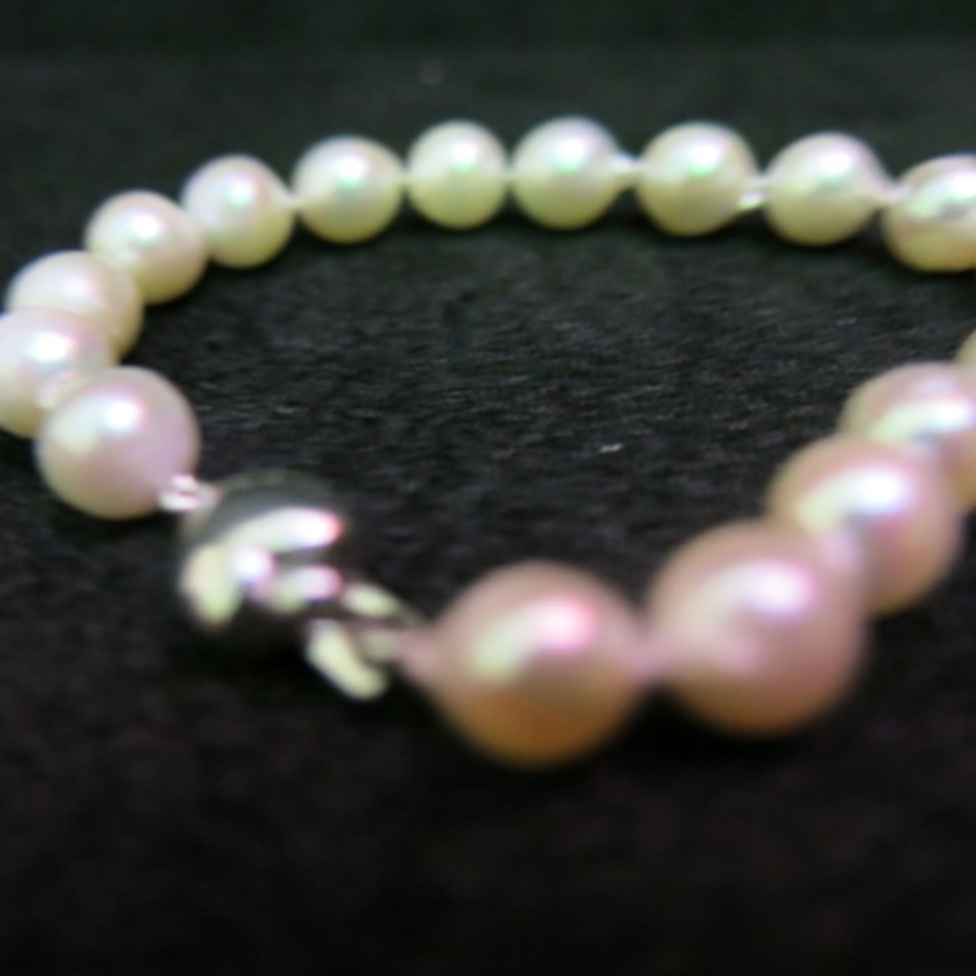 Pearl Bracelet (8mm) with Silver (925) Heart Shaped Clasp in Presentation Case. RRP £258.00 - Image 4 of 5