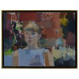 Tony Rothon Young Woman in a Garden oil on canvas 46 x 60.5cm (50 x 65cm framed) Tony Rothon (b.