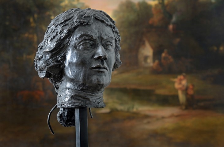 Nicole Farhi Head of Gainsborough from a limited edition of 10 bronze 38cm (h) x 25cm (w) x 28cm