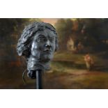 Nicole Farhi Head of Gainsborough from a limited edition of 10 bronze 38cm (h) x 25cm (w) x 28cm