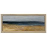 Sarah Armstrong-Jones West Coast II oil on canvas 51 x 137cm (65 x 150cm framed) Sarah