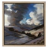 Katherine Hamilton Winter Sky oil on canvas 77 x 74cm (85 x 83cm framed) Katherine Hamilton (b.