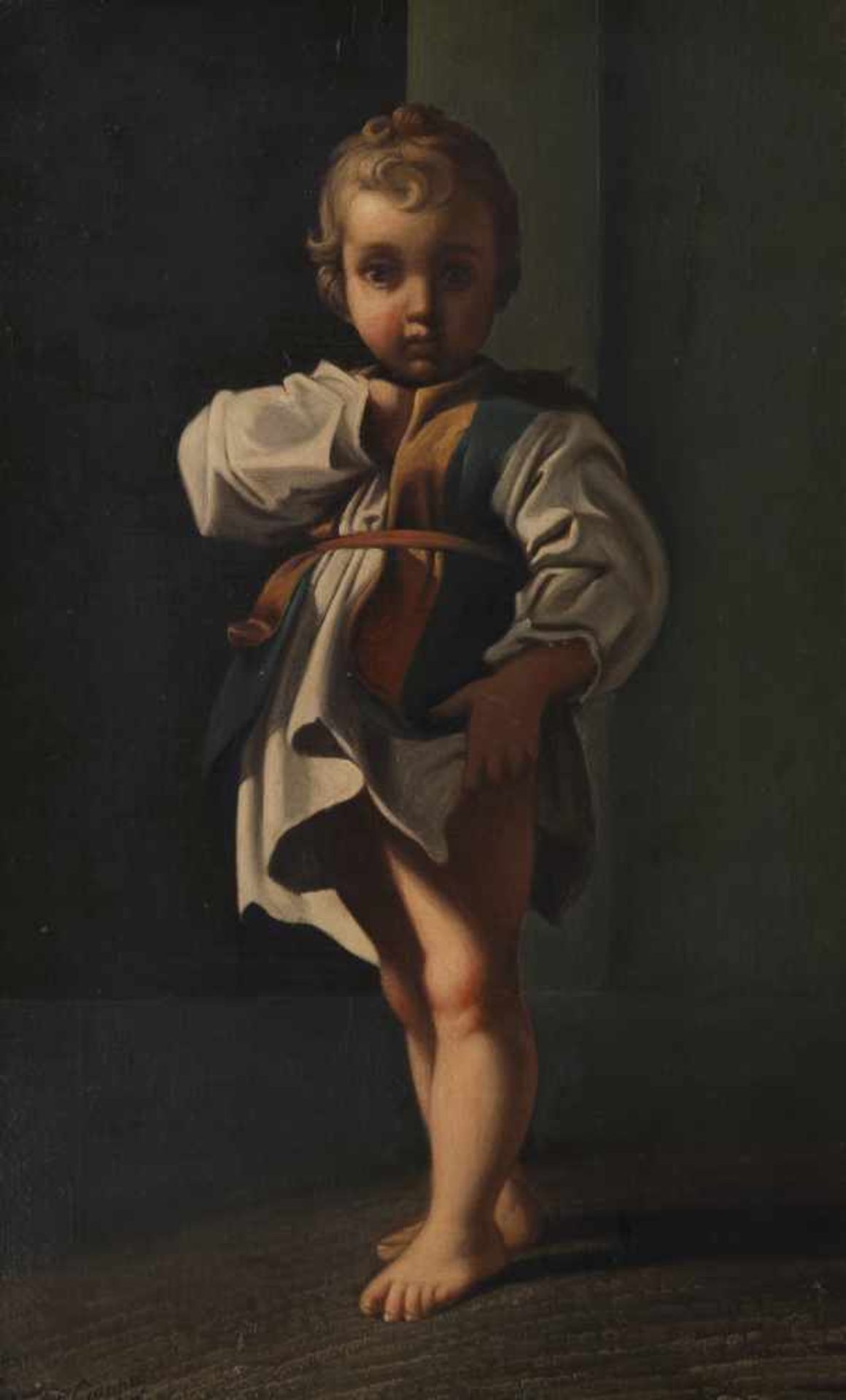 SCHEDONI Bartolomeo (d'après), Ecole ITALIENNE du XIXème siècle [IT].Jeune garçon, huile sur