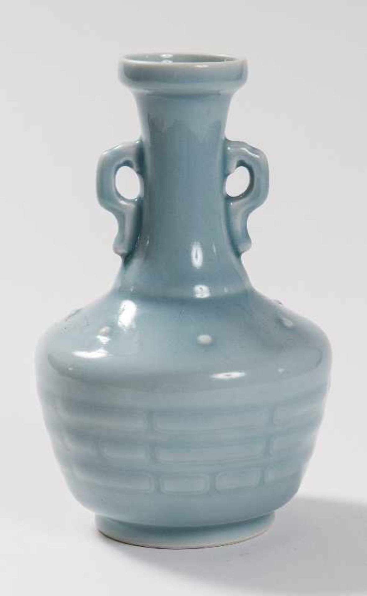 Clair-De-Lune Vase mit den Bagua Porzellan. China, Im Stil Qianlong. Mit Siegelmarke Qianlong Mit - Image 7 of 9