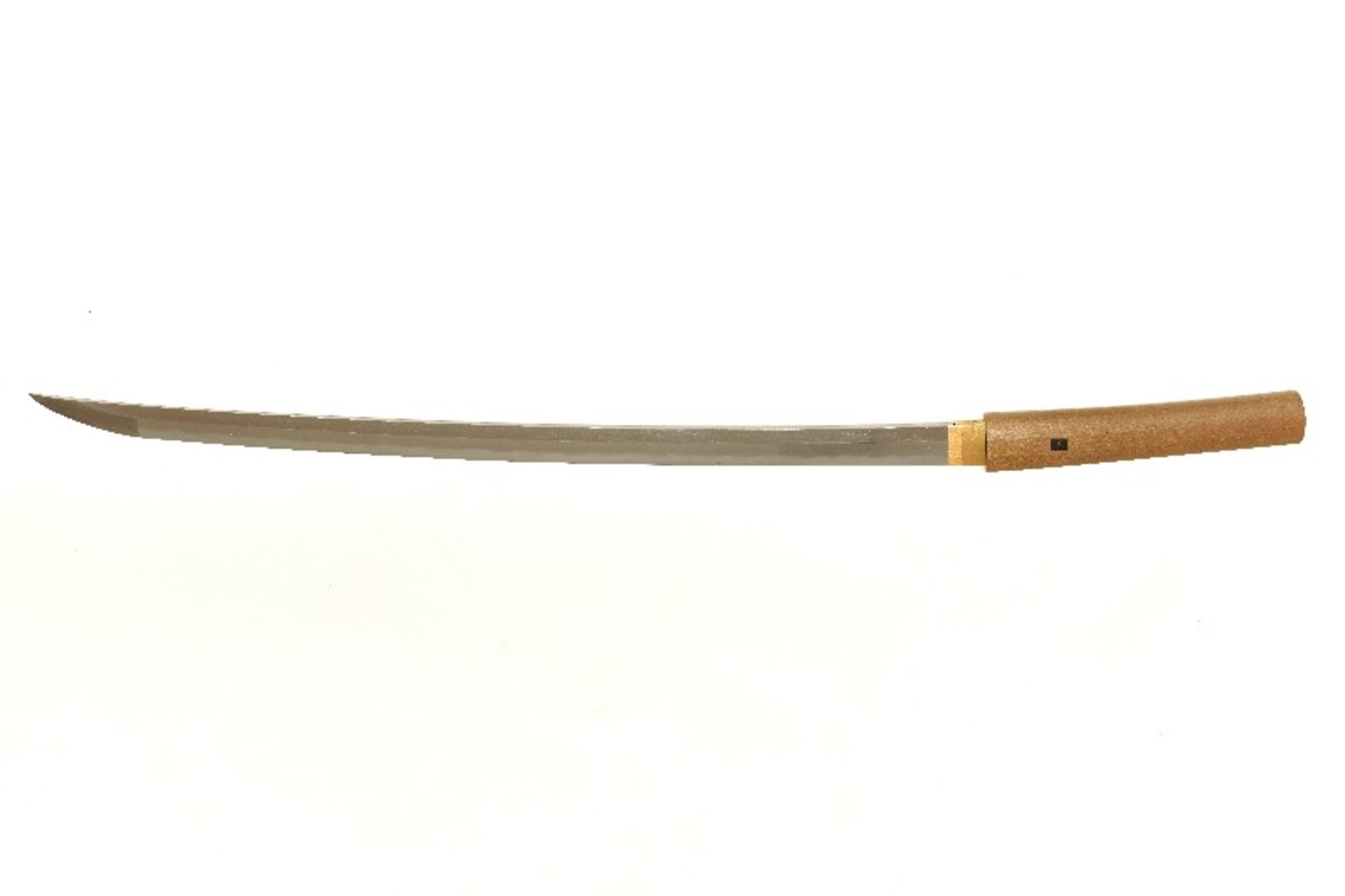 NOBUHIDE: SCHWERT KATANA Japan, Klinge - Shinshinto, datiert 1866 Shinogitsukuri mit Iorimuni, die