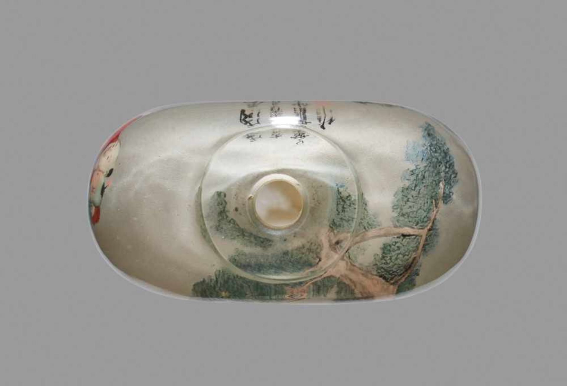 AN INSIDE-PAINTED ‘BOYS AT PLAY’ CRYSTAL SNUFF BOTTLE, SIGNED YE ZHONGSAN, BEIJING Rock crystal, - Image 5 of 6