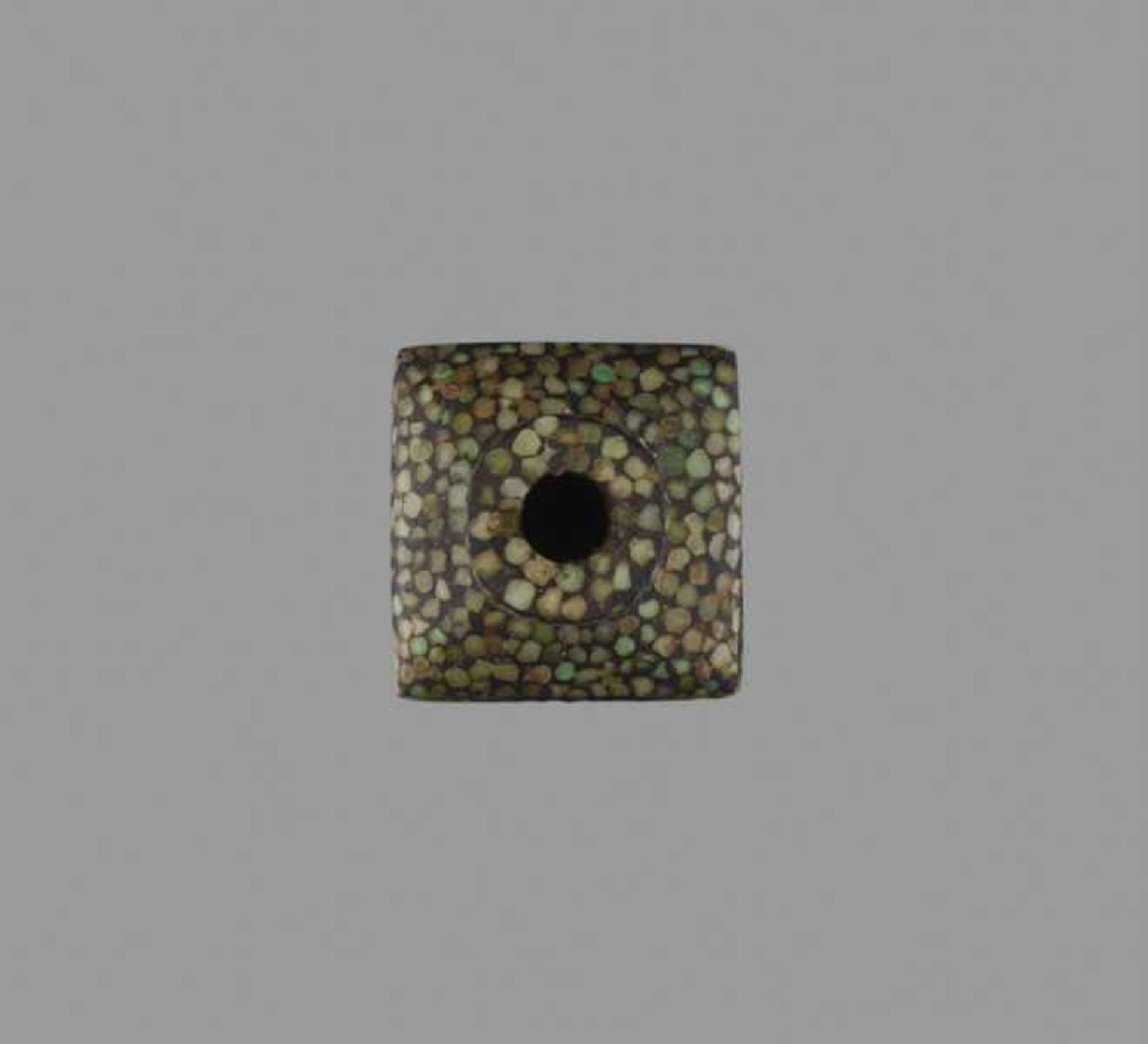 A SHAGREEN SNUFF BOTTLE, QING DYNASTY Shagreen (sometimes called sharkskin among collectors, but - Image 5 of 6