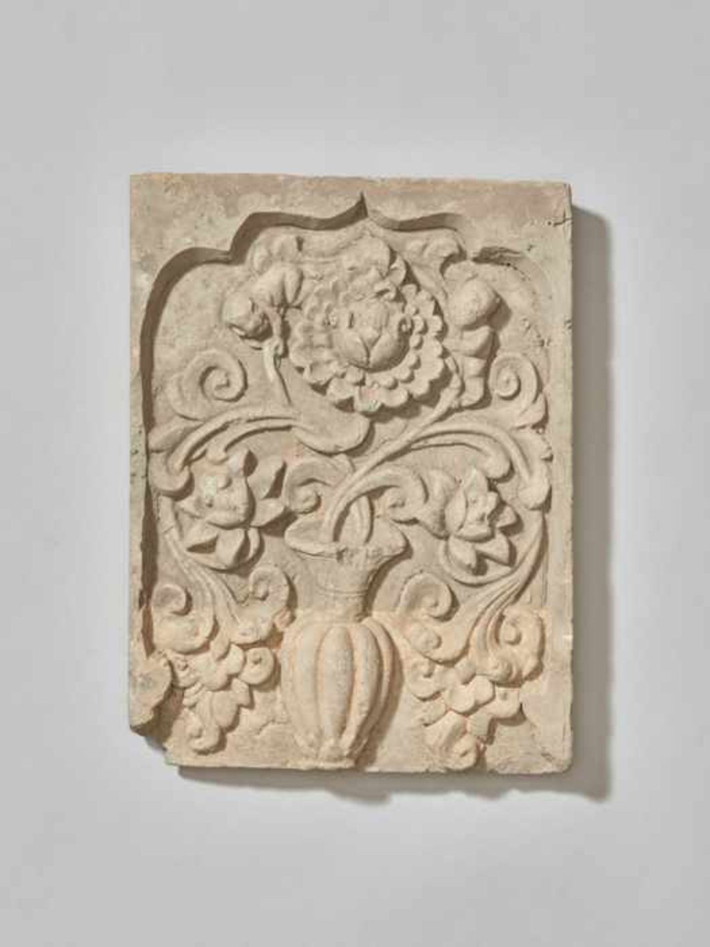A LARGE GROUP OF 15 CHINESE TERRACOTTA WALL TILES, QING DYNASTY Each tile made of carved and fired - Image 4 of 16