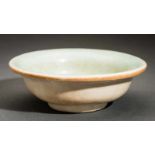 BOWL WITH CRAQUELURE Glazed ceramic. China, Yuan to MingSolidly built body with curved walls and