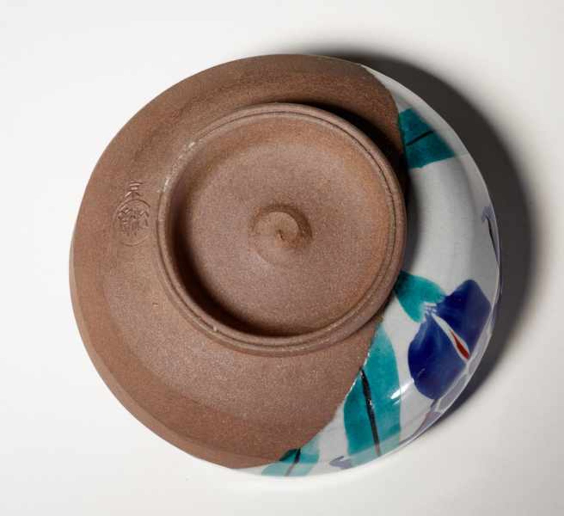 CHAWAN Glazed ceramic. Japan, Meiji / ShowaBeautiful, dense biscuit; precisely formed foot, flue - Image 3 of 6