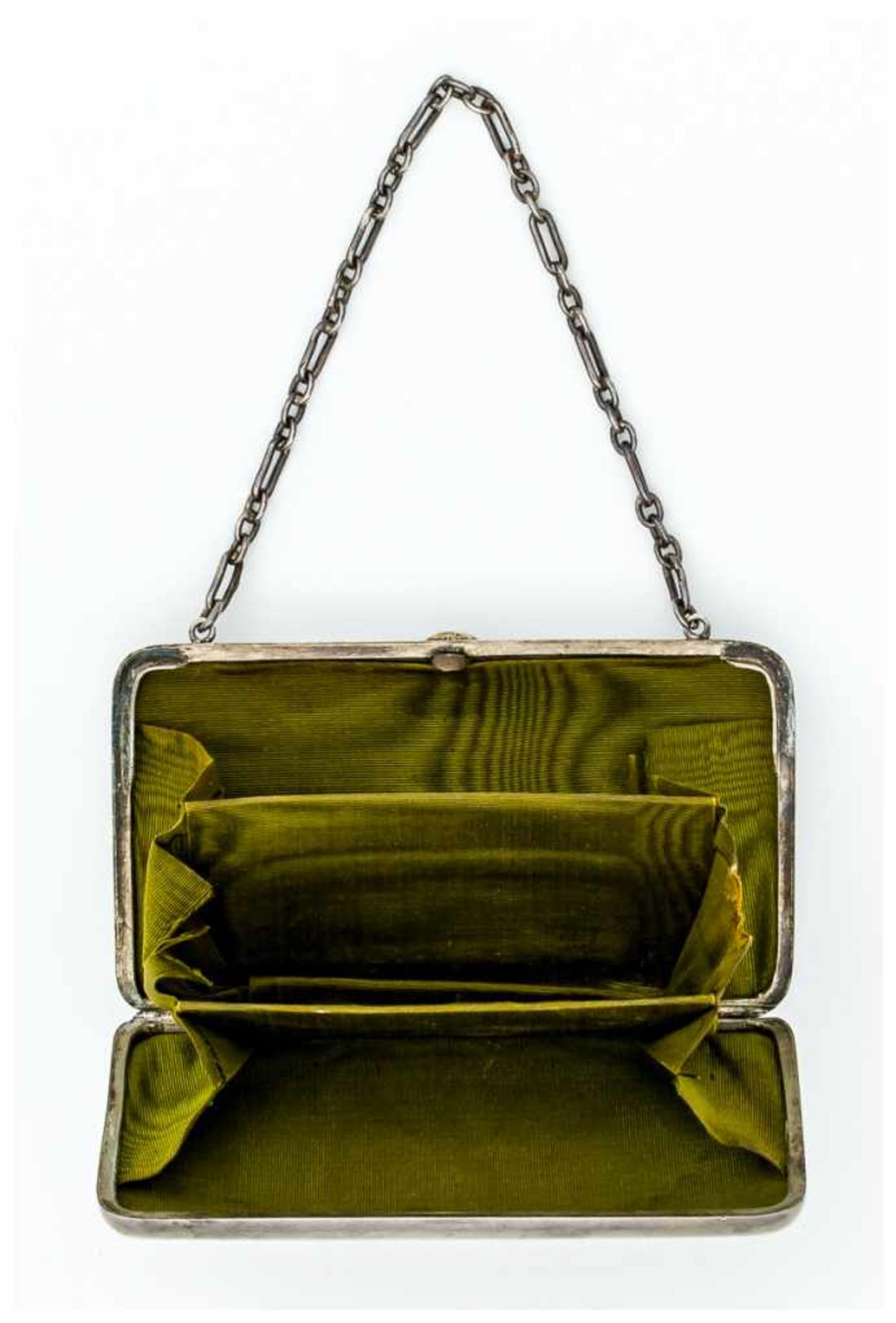 Abendtasche Moskau, 1908 - 1917 Silber, 124g Meister: Khlebnikov 6,5 x 11 cm Ladies Opera Purse // - Bild 2 aus 3