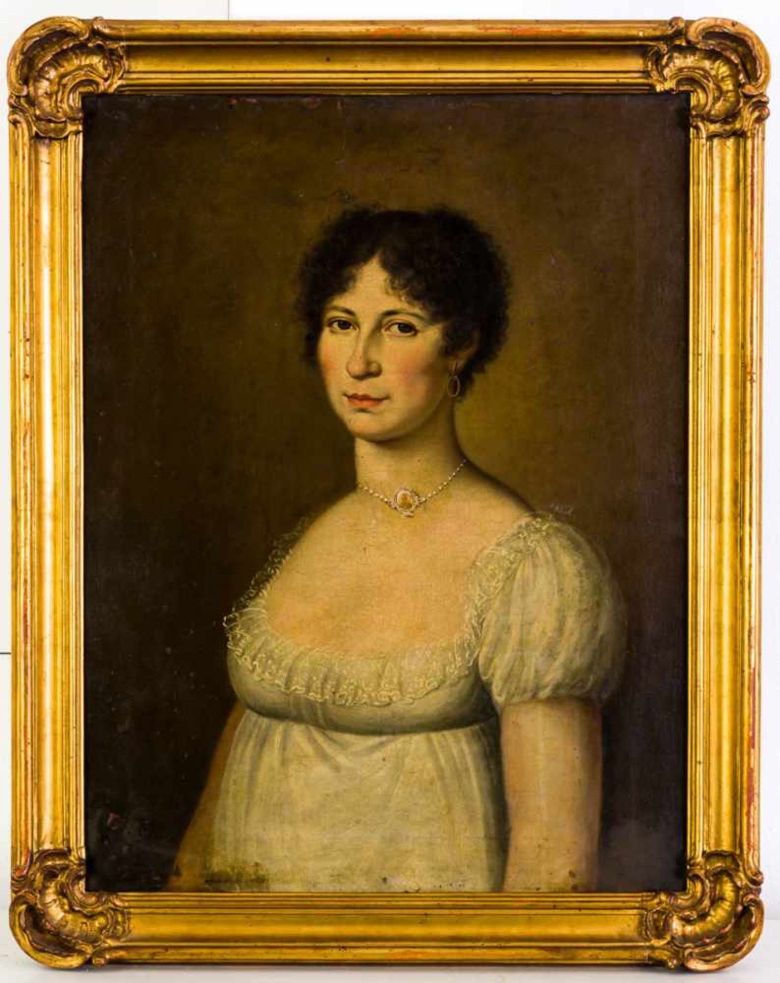 Dmitri Lewizki (1735 - 1822) Portrait einer Dame Öl / Leinwand, doubliert, signiert und datiert - Bild 2 aus 8