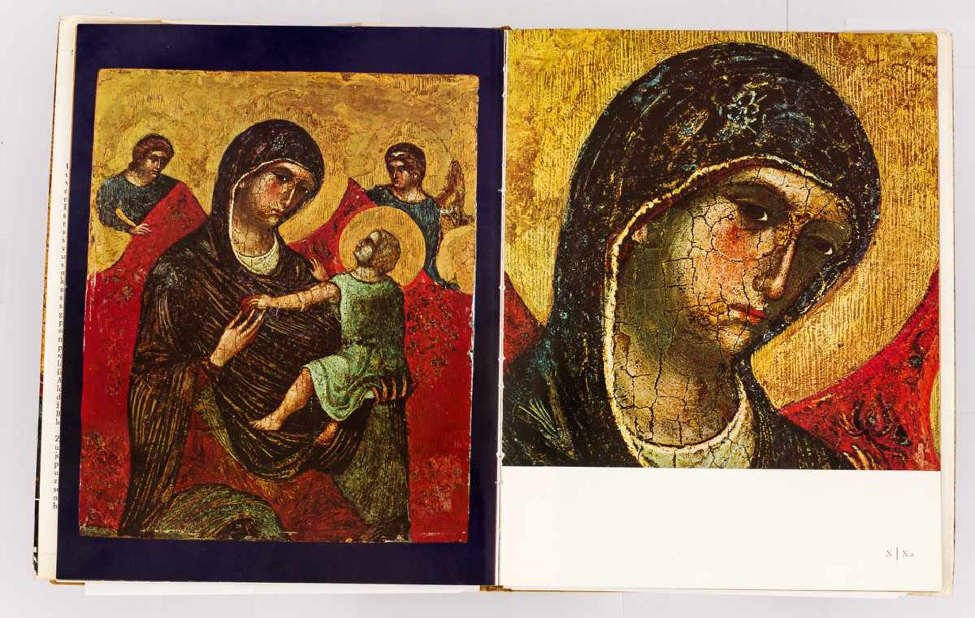 Paolo Veneziano (vor 1333 - nach 1358), Werkstatt Madonna mit Jesuskind und zwei Engeln Tempera / - Bild 3 aus 3
