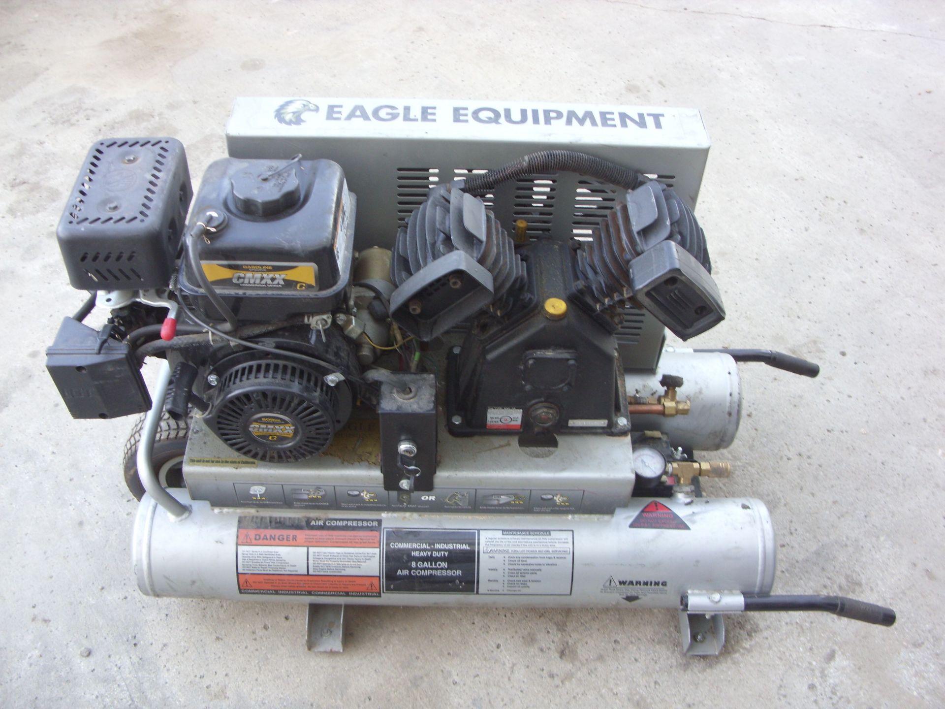 Eagle Equipment EAC-2T 208cc 8-gal gas-powered air compressor