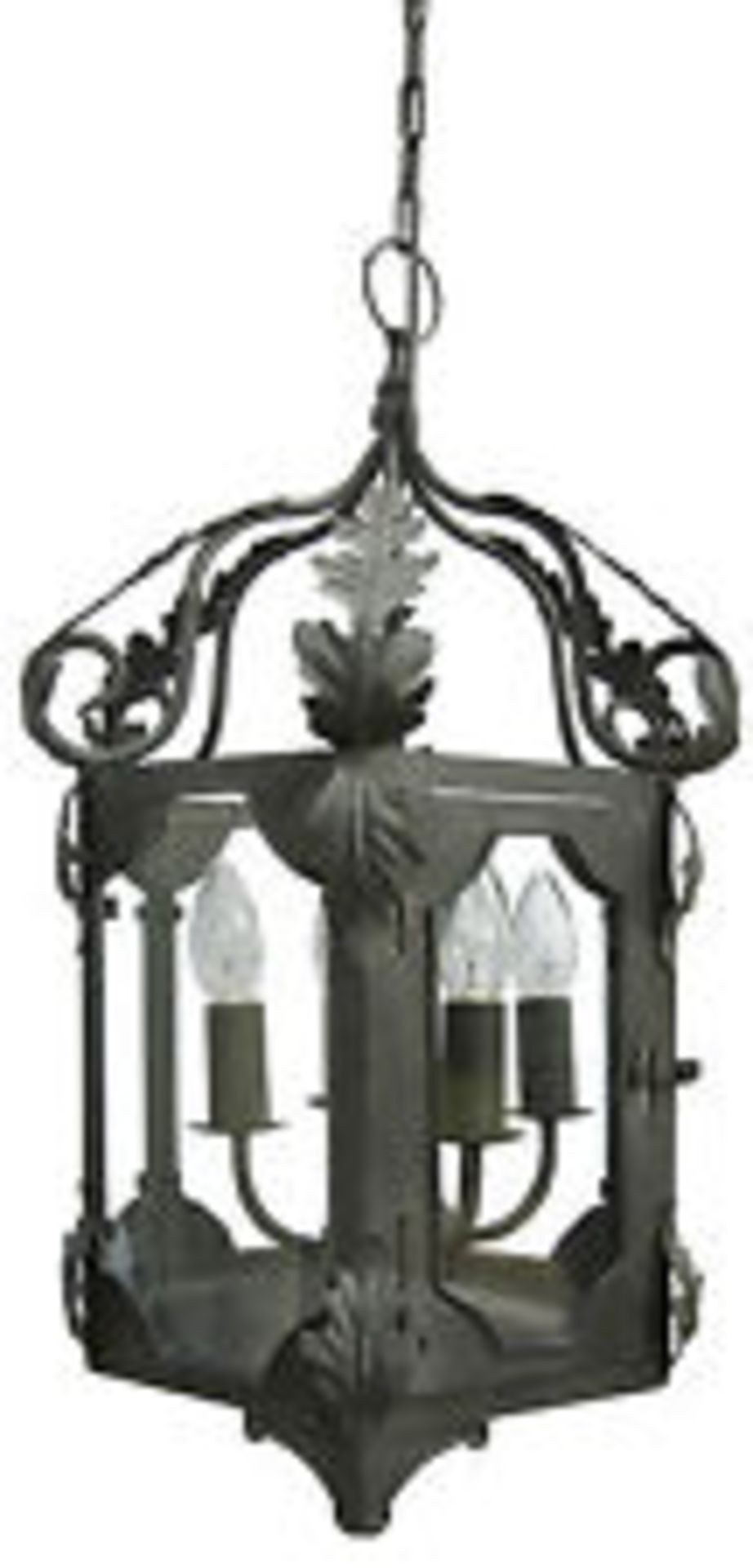 A PAIR OF WINCHESTER VEDIGRIS METAL PENDANT LIGHTS