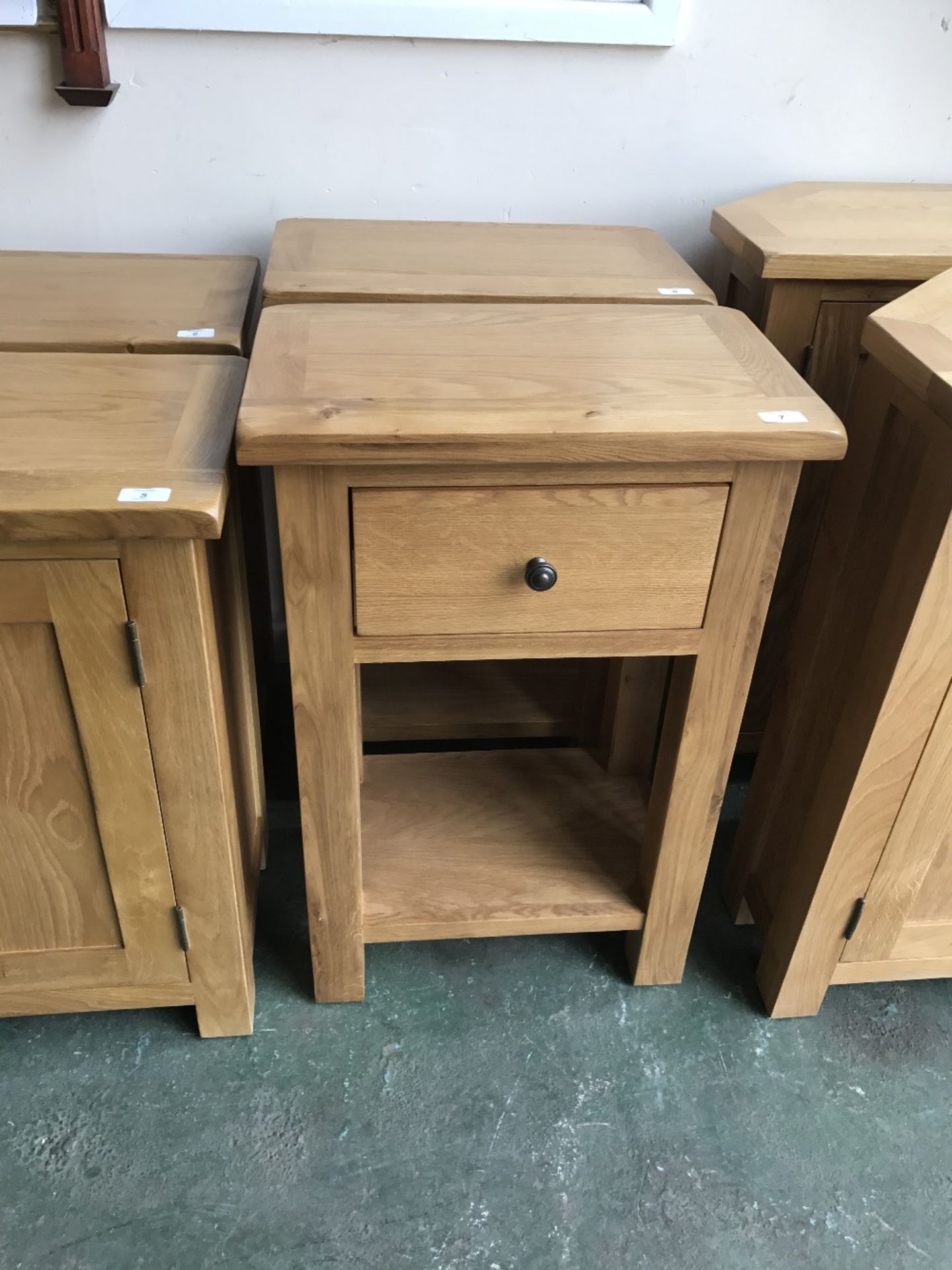 NEW YORK OAK 1 DRAWER CONSOLE TABLE