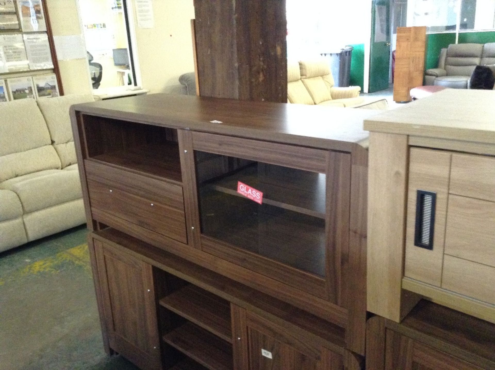 WALNUT TV/MEDIA UNIT (return)