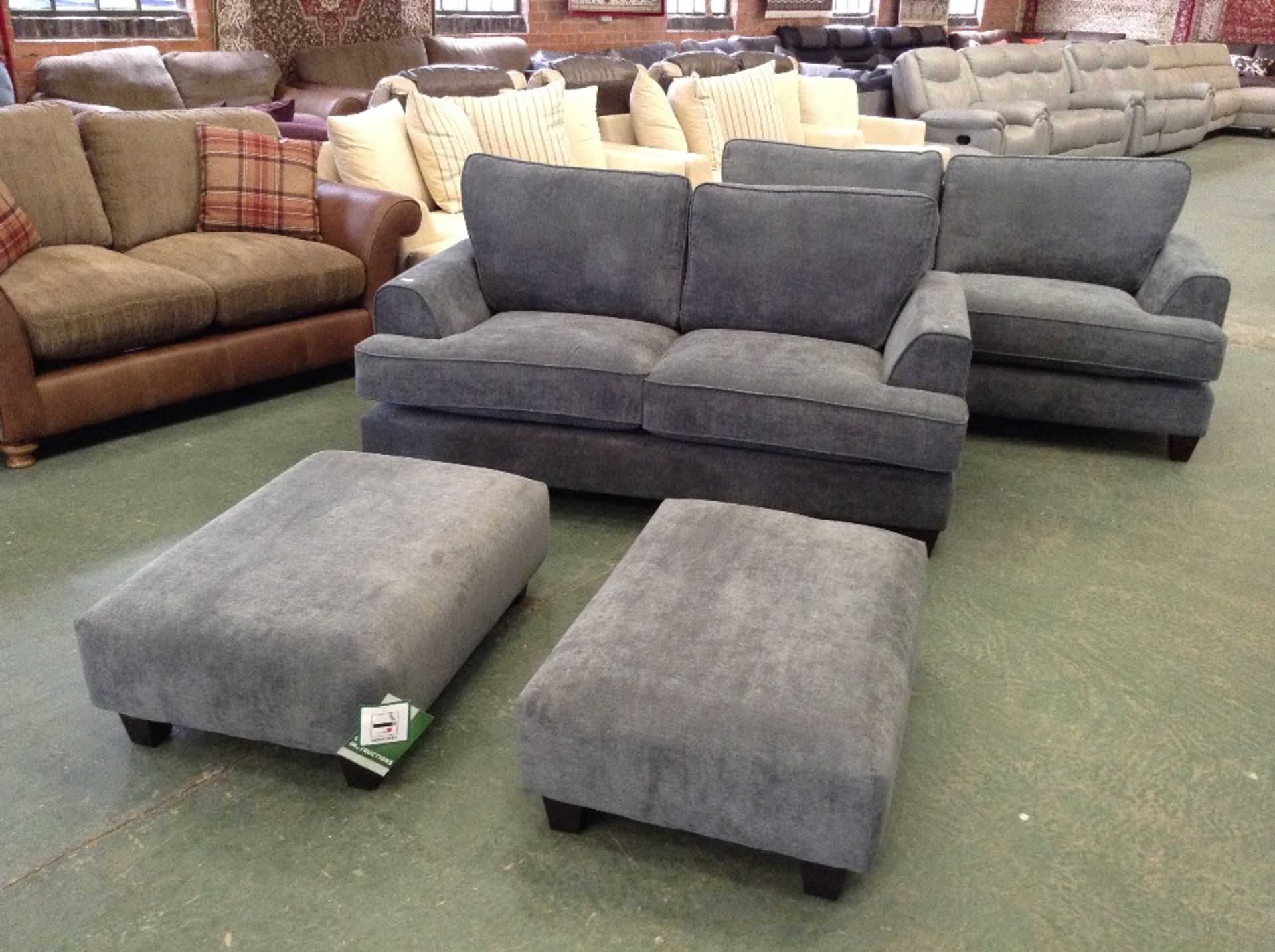 CAMDEN GRACELANDS GRANITE 3 SEATER SOFA, 2 SEATER