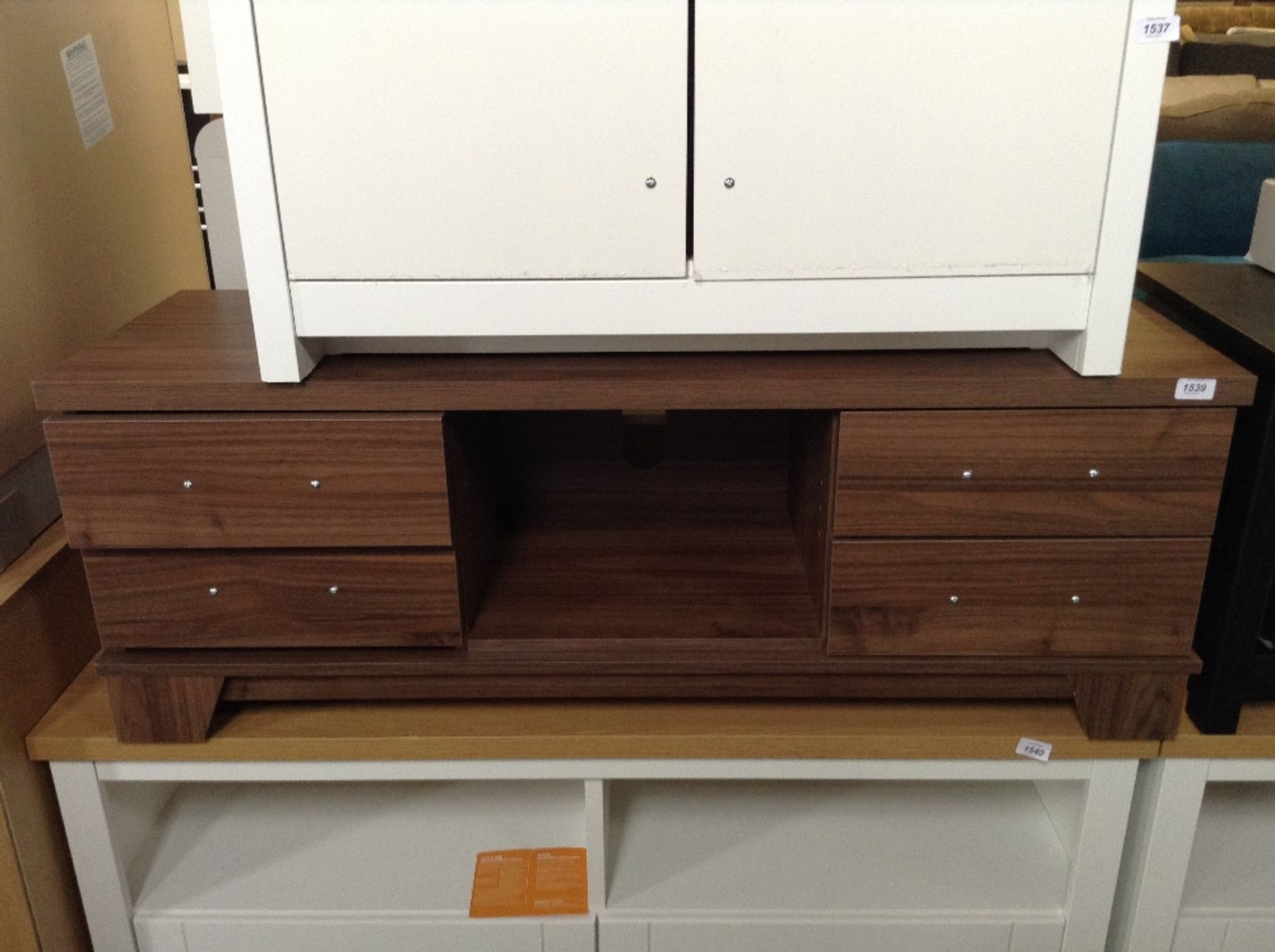 WALNUT TV/MEDIA UNIT (return)