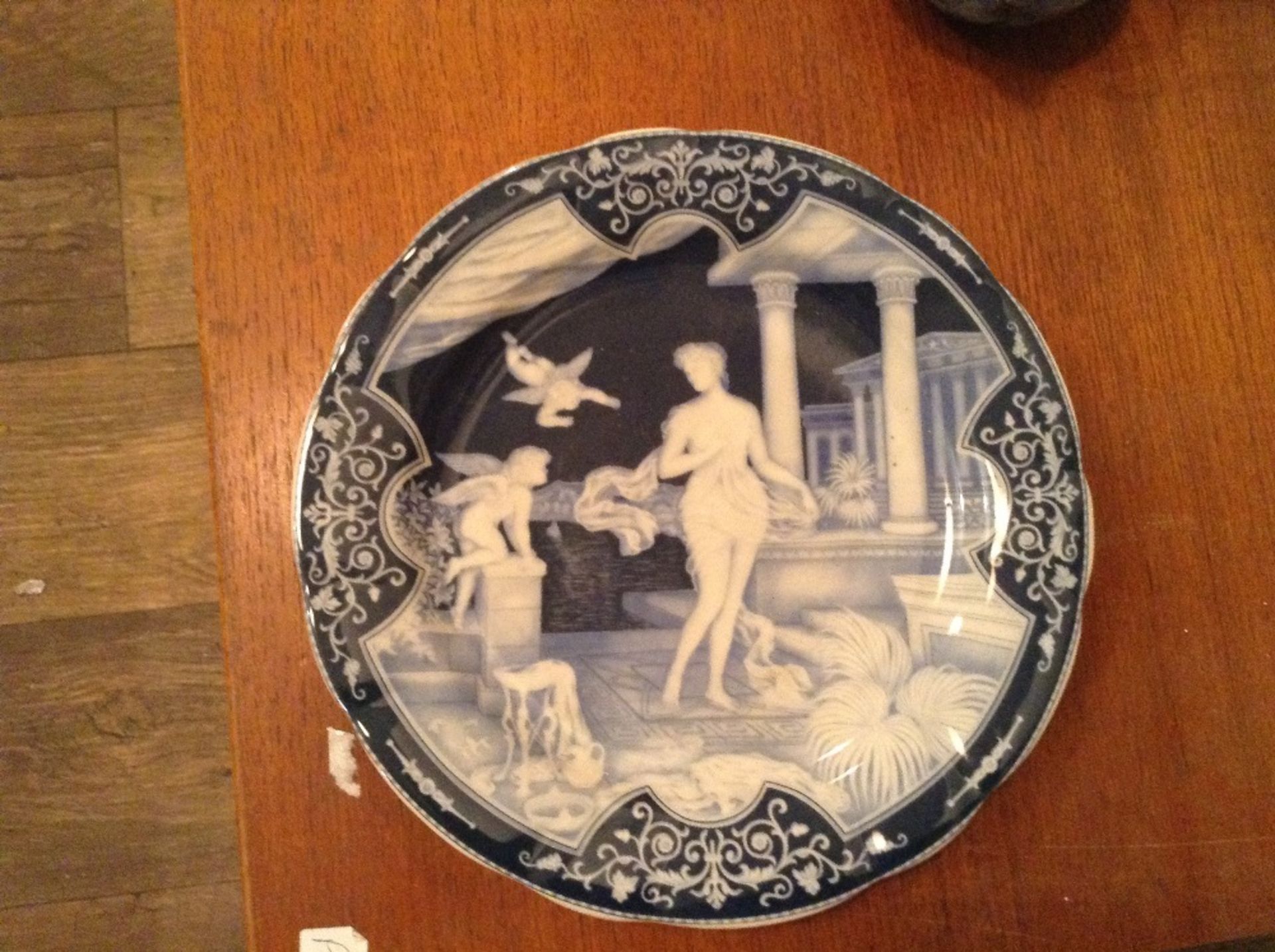 BLUE AND WHITE PLATE