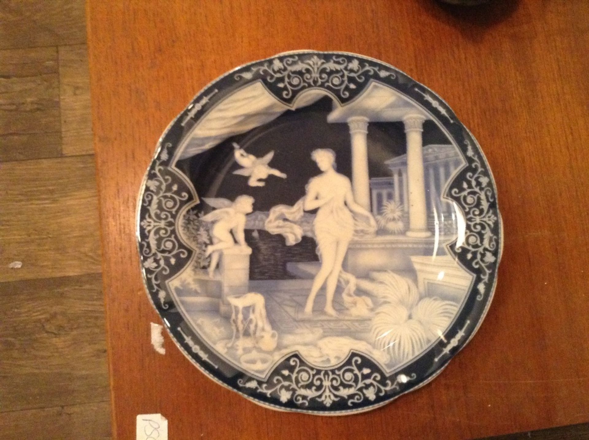 BLUE AND WHITE PLATE