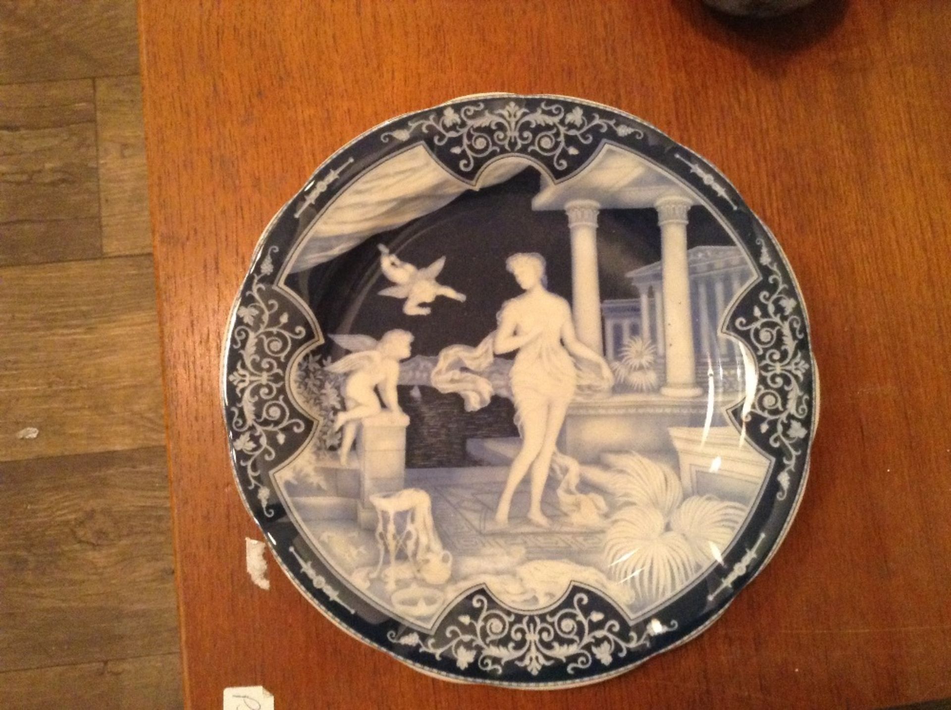 BLUE AND WHITE PLATE