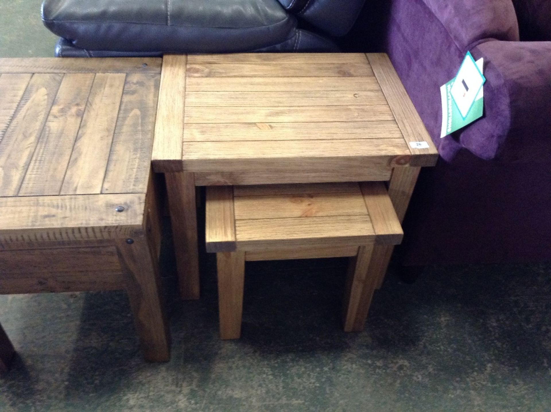 VINTAGE NEST OF 2 TABLES