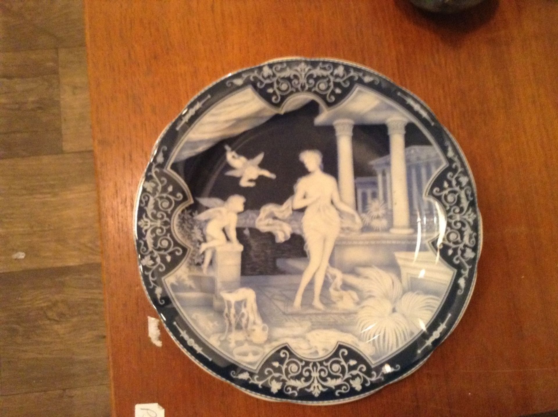 BLUE AND WHITE PLATE