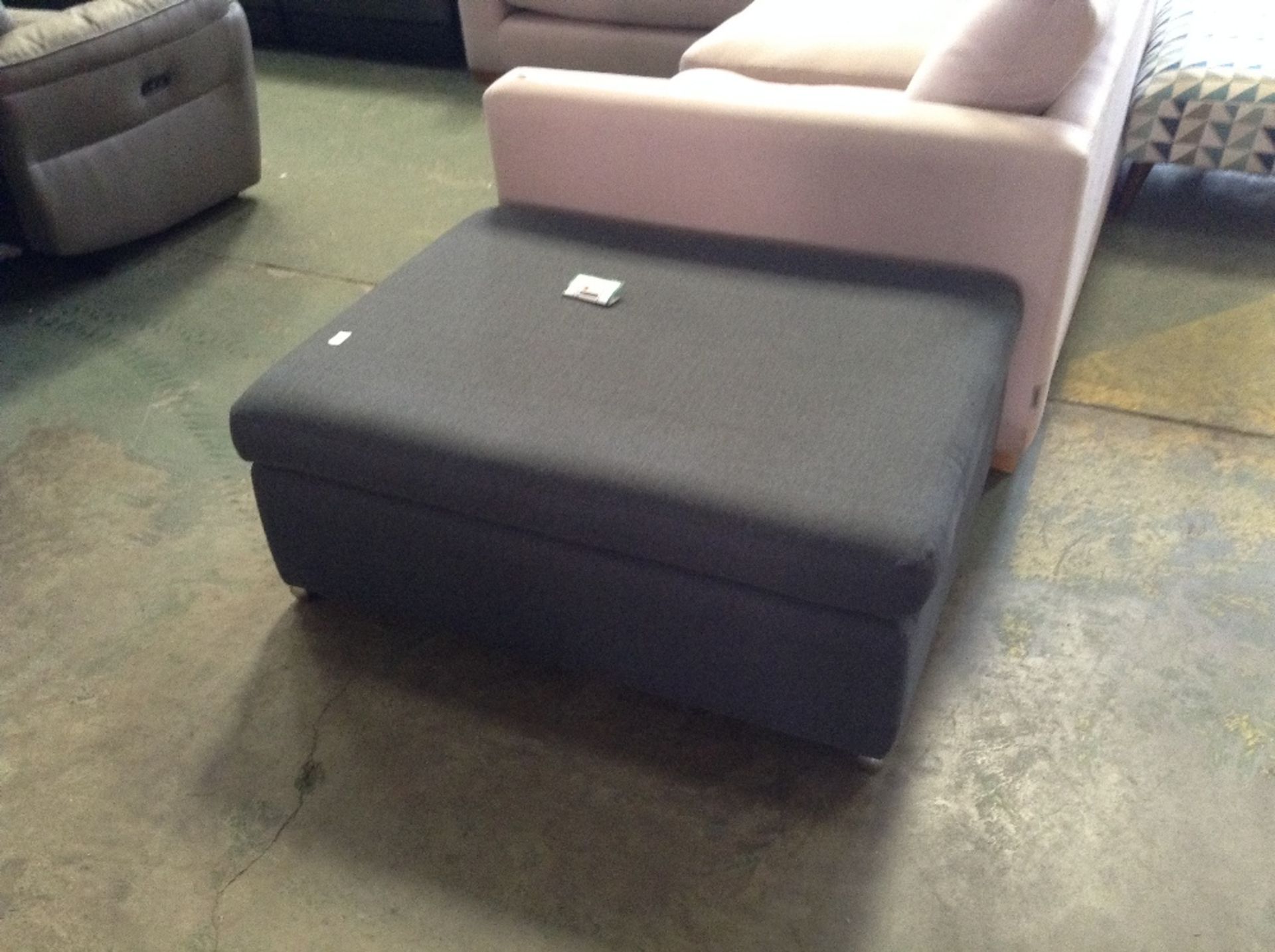CHARCOAL LARGE FOOTSTOOL