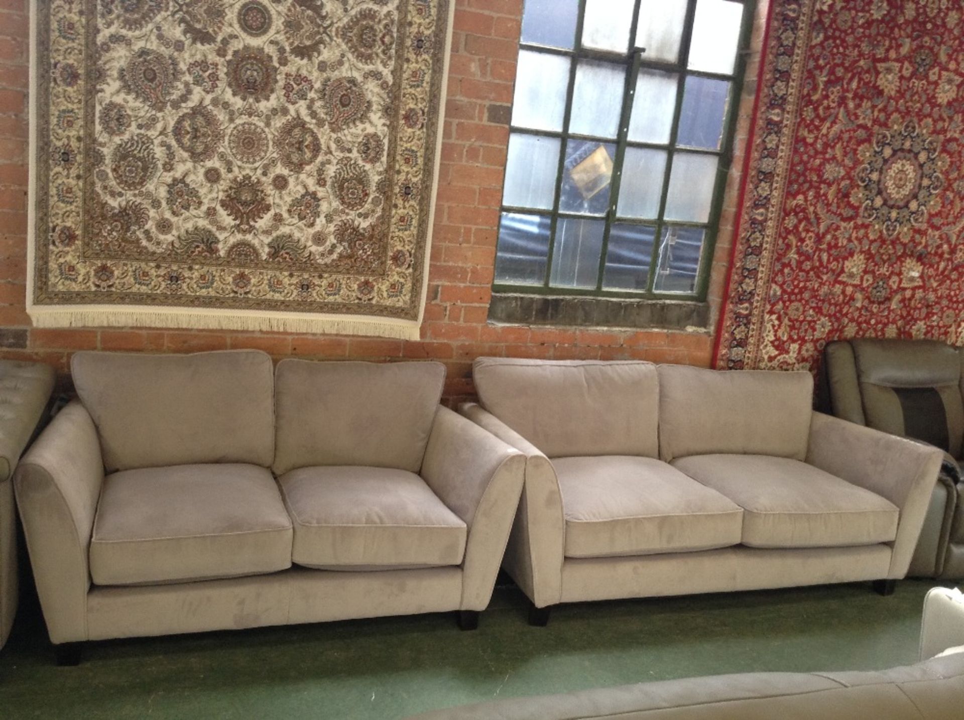 LILAC 3 SEATER SOFA AND 2 SEATER SOFA (4)