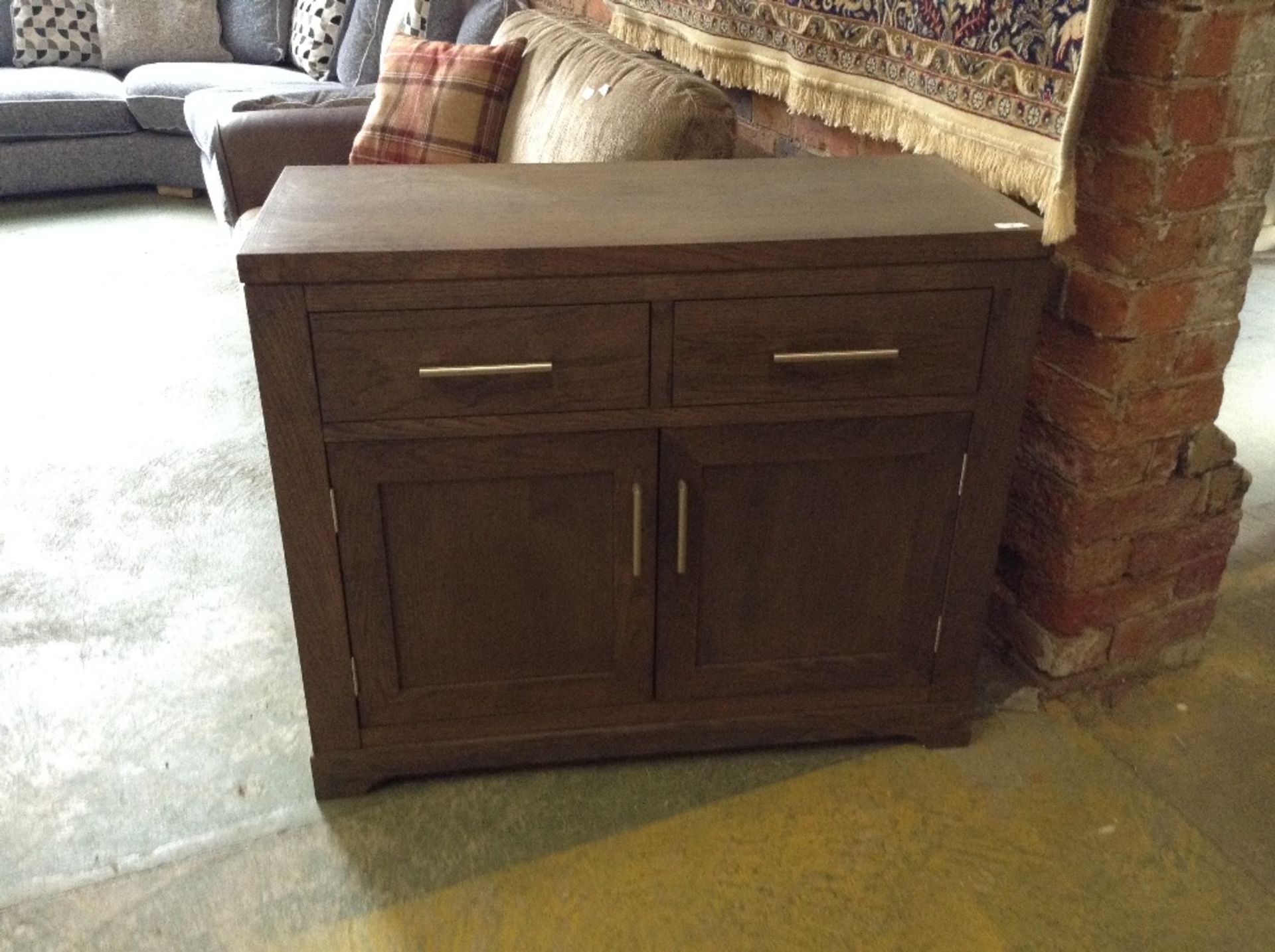 DARK OAK 2 DOOR SIDEBOARD